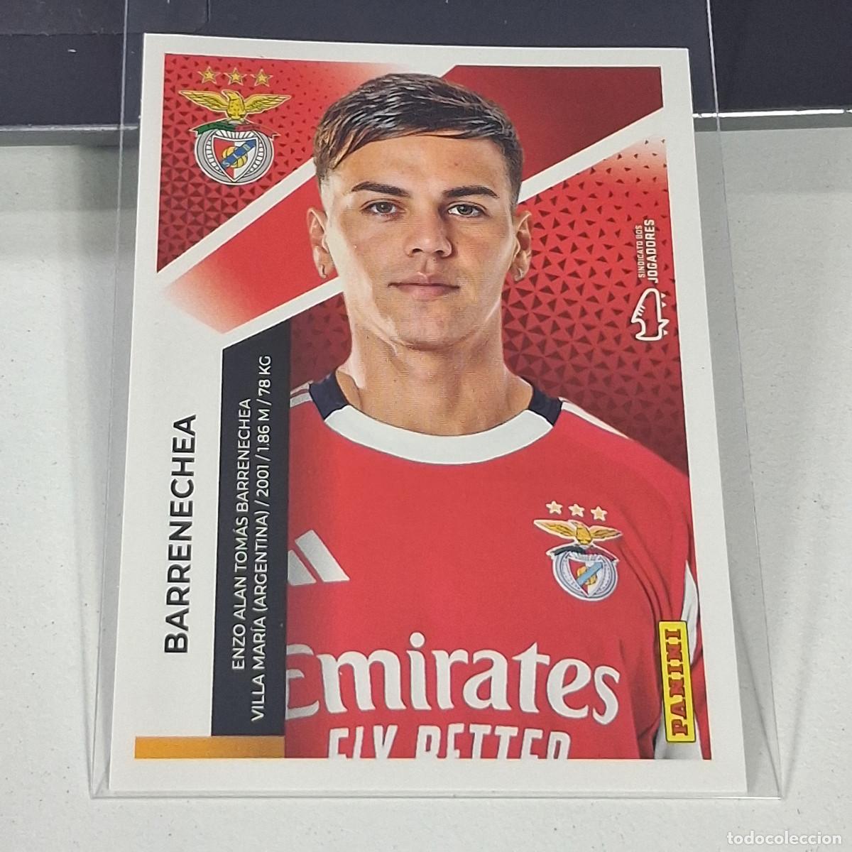 Cromos de Futebol: B35 85 BARRENECHEA BENFICA SLB STICKER FUTBOL PANINI PORTUGAL 2025-2026 25 26 LIGA BETCLIC