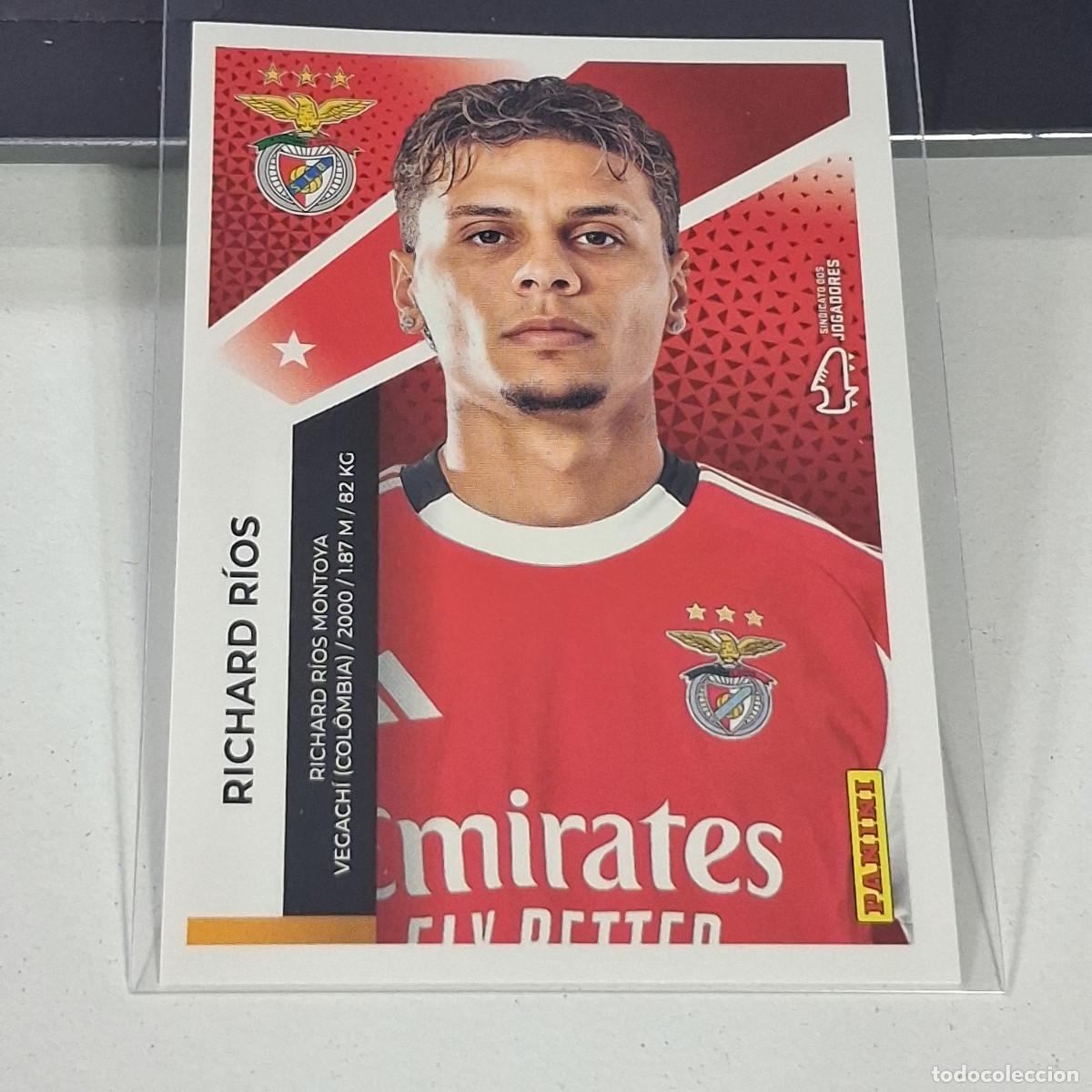 Cromos de f&uacute;tbol: B35 86 RICHARD RIOS BENFICA SLB STICKER FUTBOL PANINI PORTUGAL 2025-2026 25 26 LIGA BETCLIC