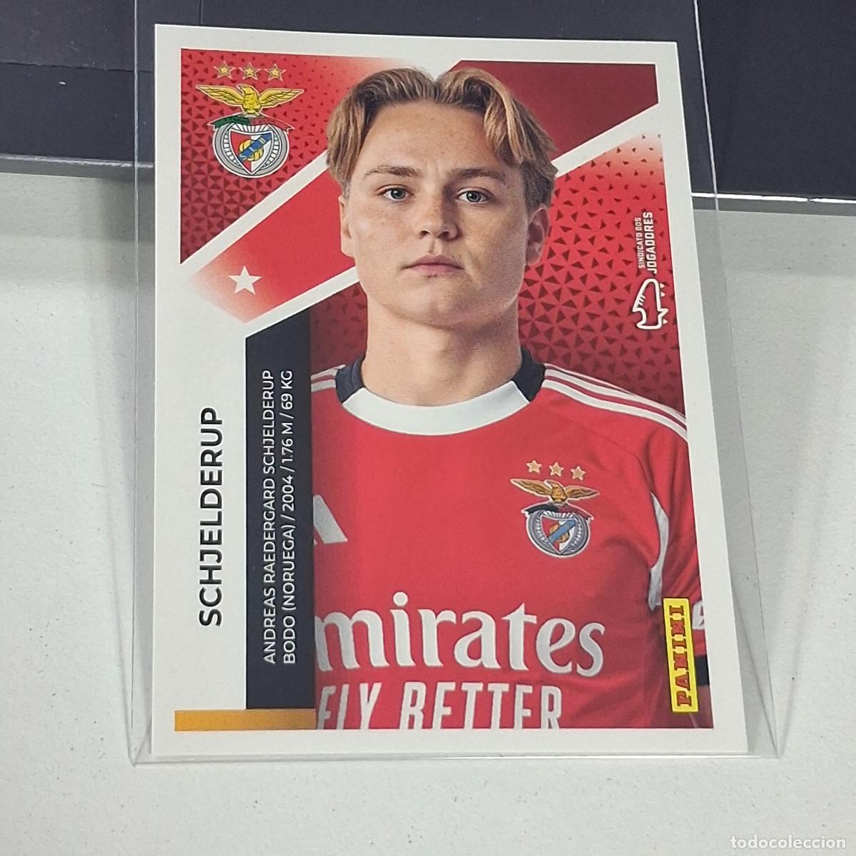 Cromos de f&uacute;tbol: B35 91 SCHJELDERUP BENFICA SLB CROMO STICKER FUTBOL PANINI PORTUGAL 2025-2026 25 26 LIGA BETCLIC