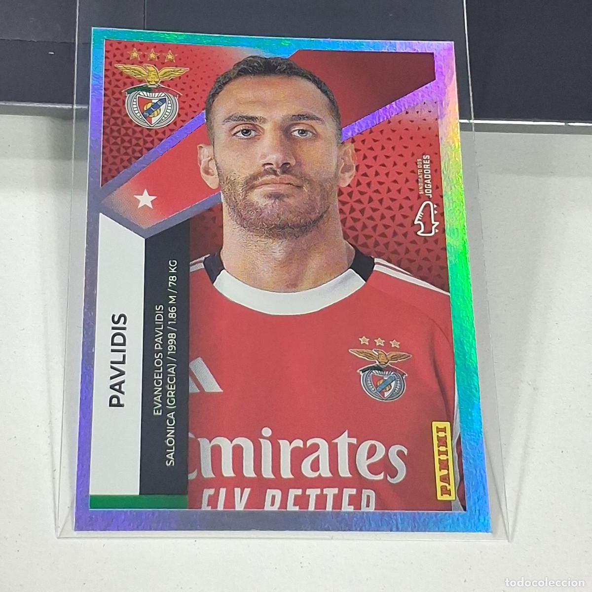 Cromos de f&uacute;tbol: B35 94 PAVLIDIS BENFICA SLB STICKER FUTBOL PANINI PORTUGAL 2025-2026 25 26 LIGA BETCLIC