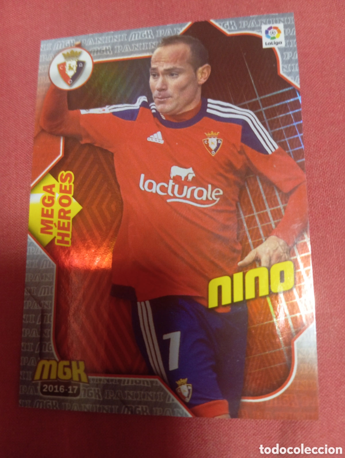 Cromos de f&uacute;tbol: Nino Osasuna MEGA HEROES n&deg;404 / PANINI MEGACRACKS 2016/2017