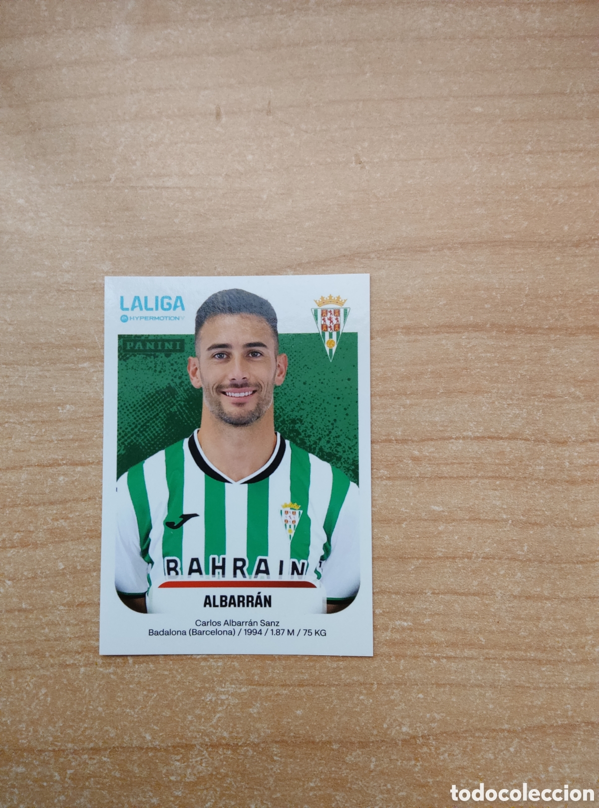 Cromos de f&uacute;tbol: 140 ALBARRAN CORDOBA LIGA HYPERMOTION 2025 2026