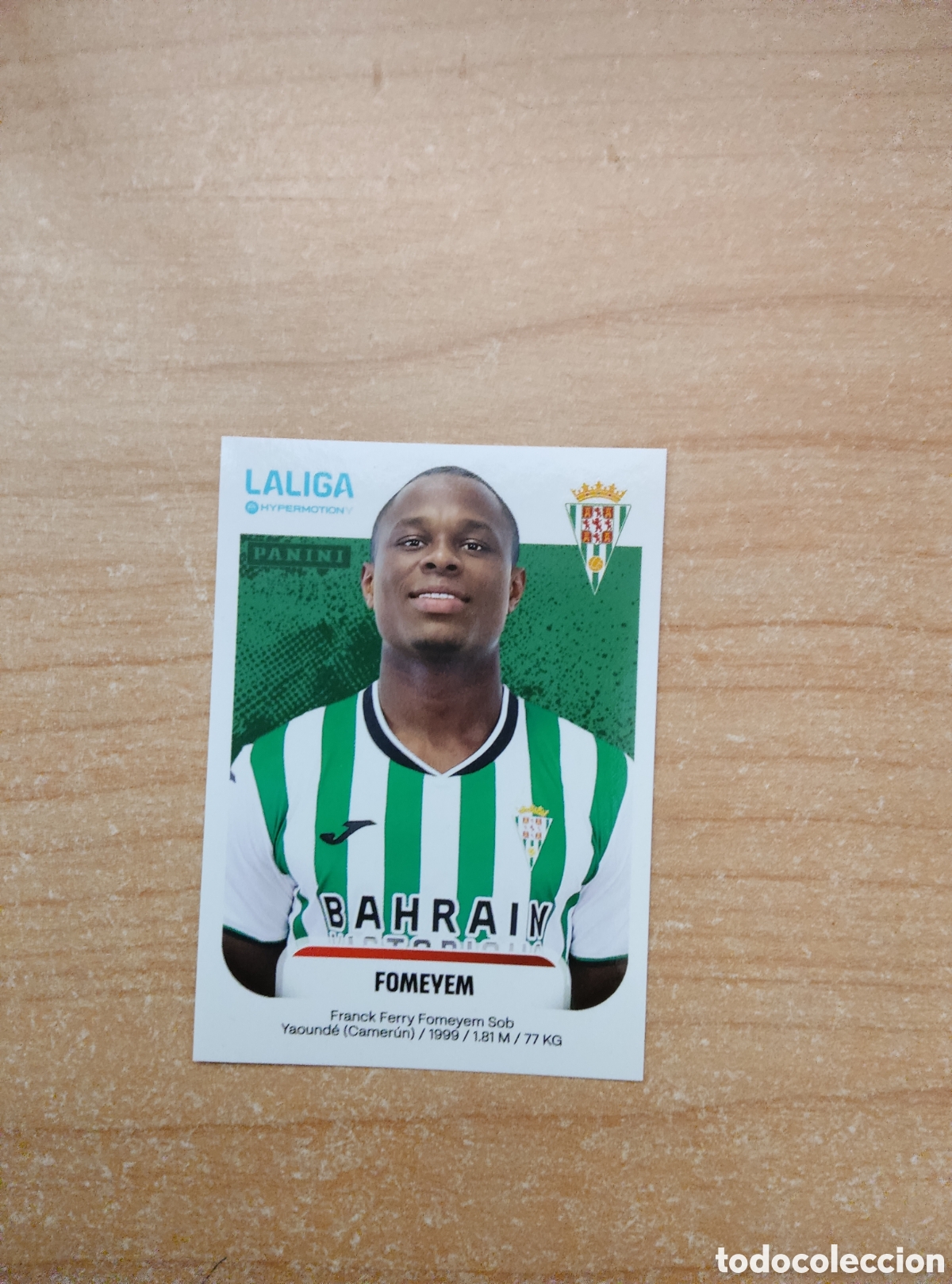 Cromos de f&uacute;tbol: 141 FOMEYEM CORDOBA LIGA HYPERMOTION 2025 2026