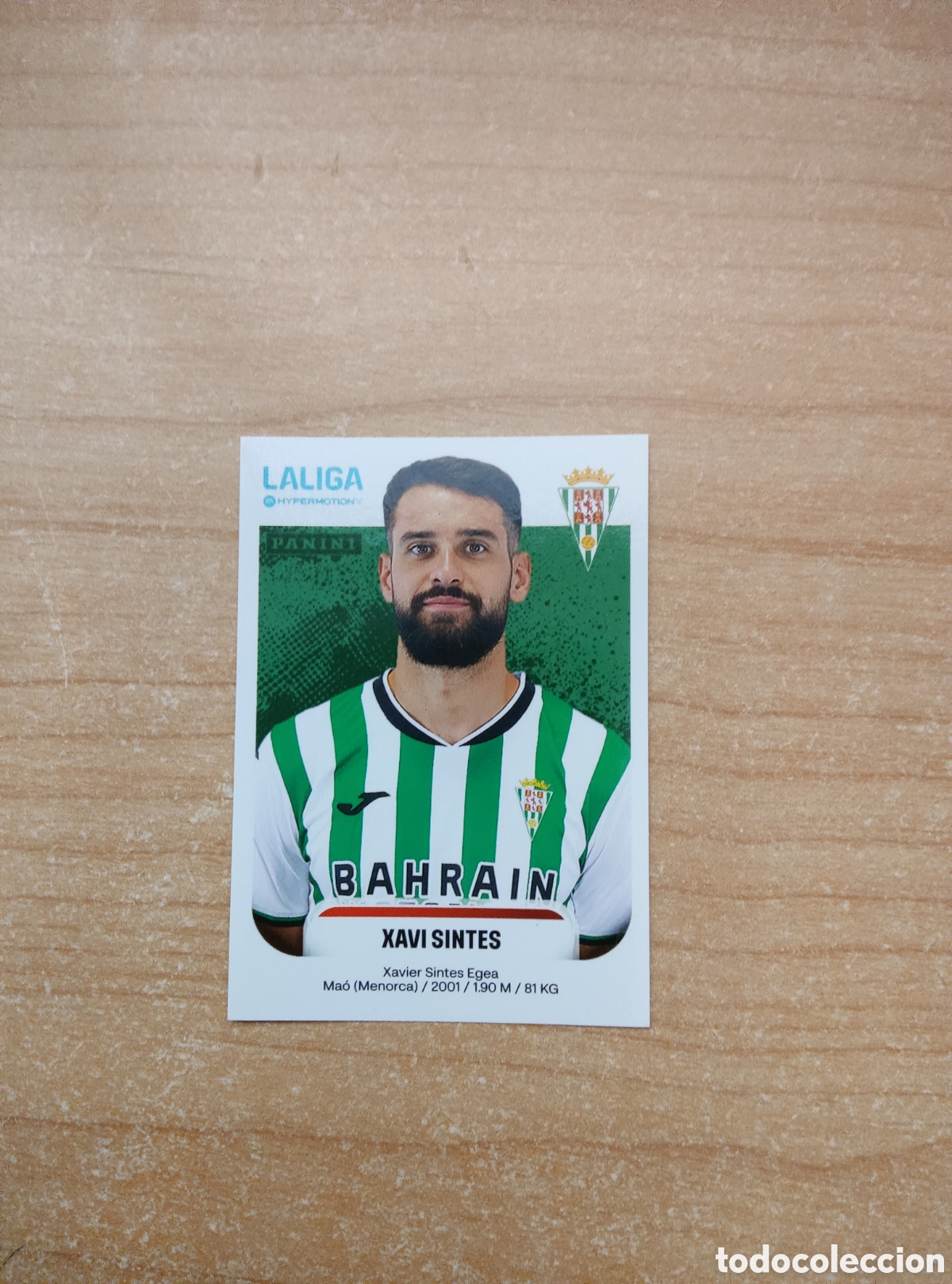 Cromos de f&uacute;tbol: 142 XAVI SINTES CORDOBA LIGA HYPERMOTION 2025 2026