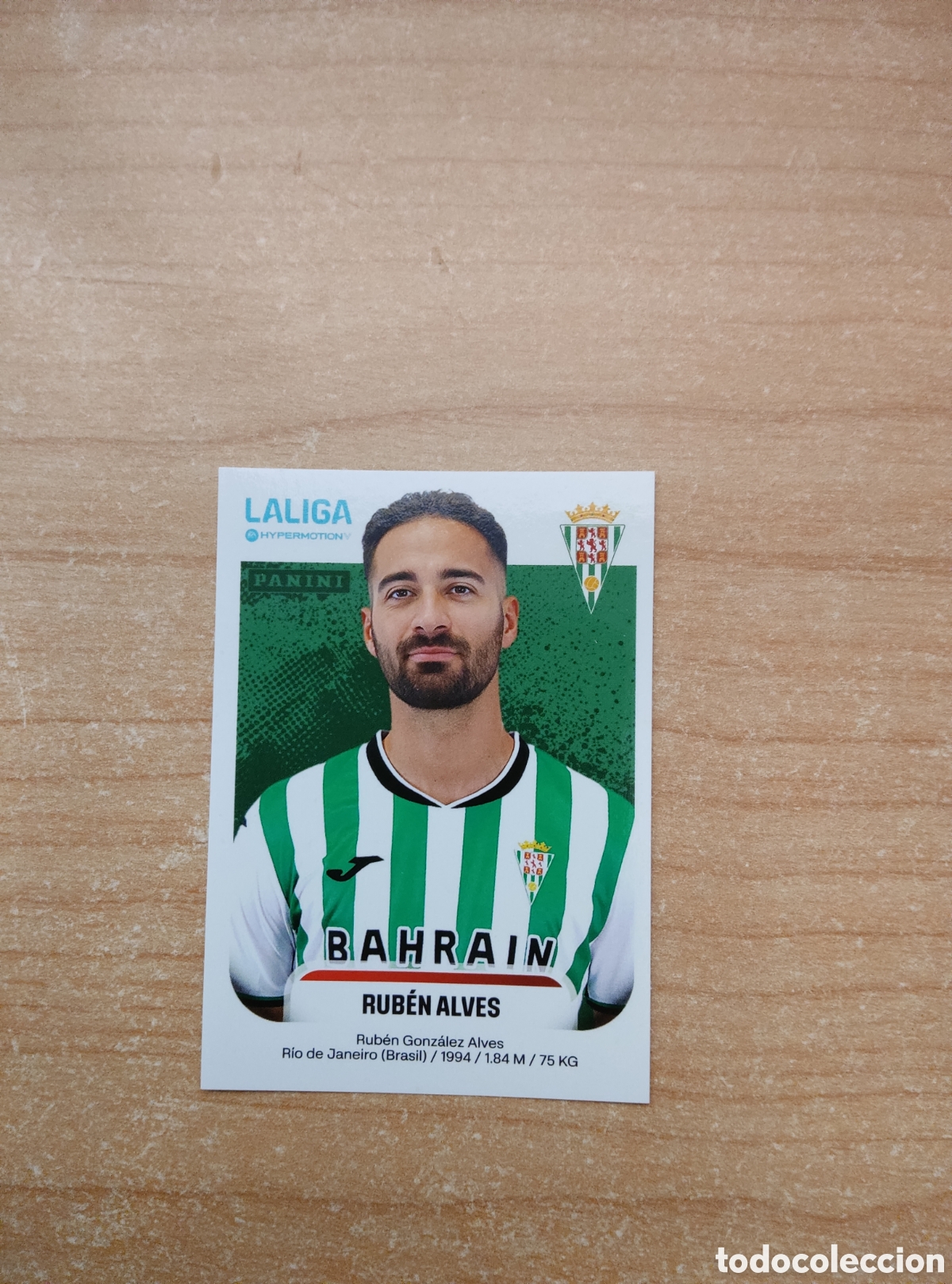 Cromos de f&uacute;tbol: 143 RUBEN ALVES CORDOBA LIGA HYPERMOTION 2025 2026