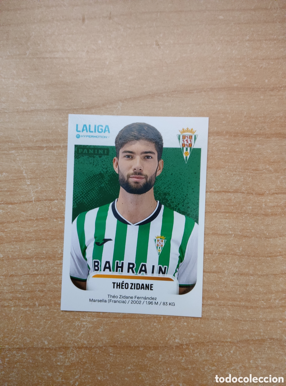 Cromos de f&uacute;tbol: 146A THEO ZIDANE CORDOBA LIGA HYPERMOTION 2025 2026