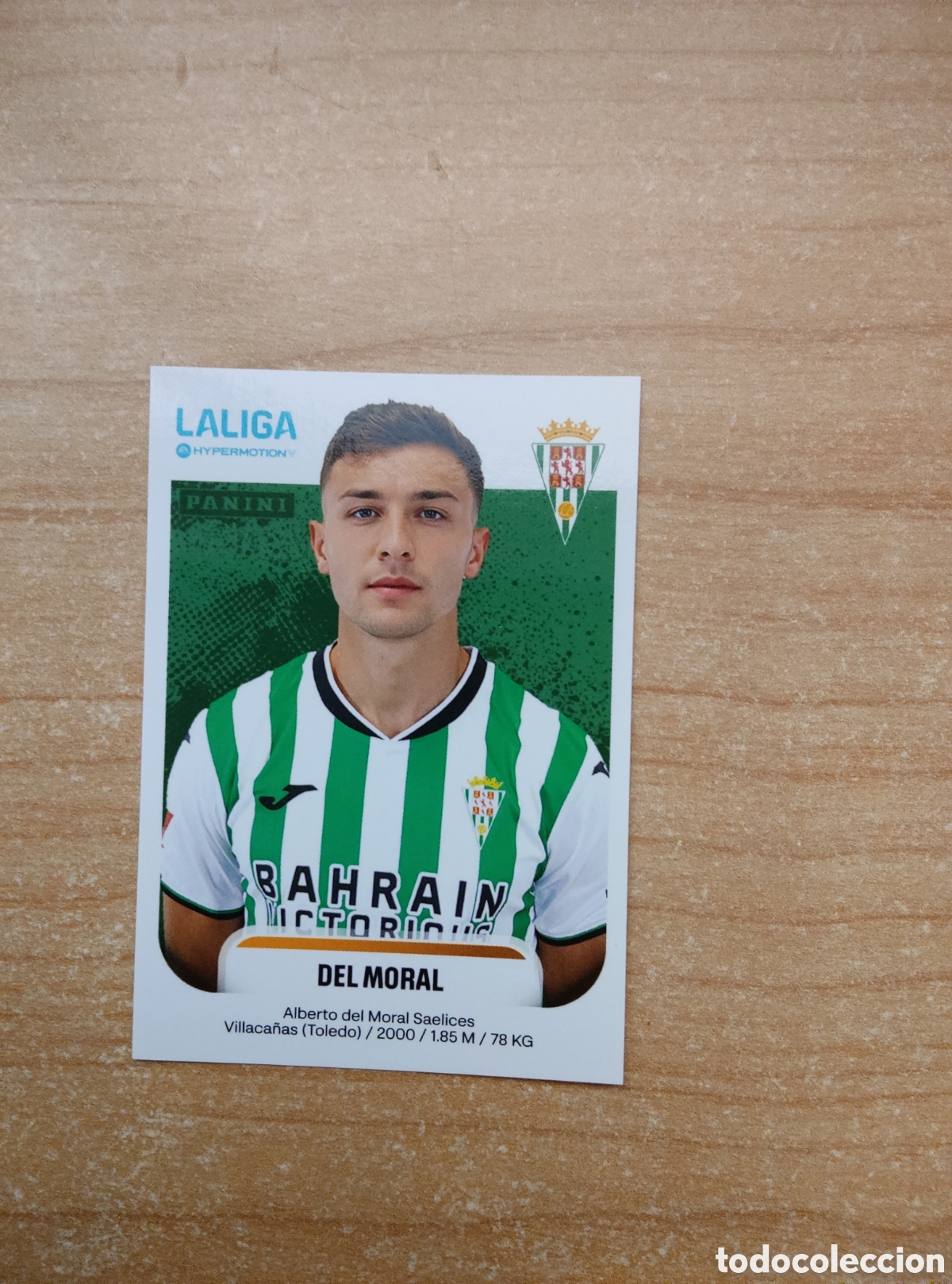 Cromos de f&uacute;tbol: 146B DEL MORAL CORDOBA LIGA HYPERMOTION 2025 2026