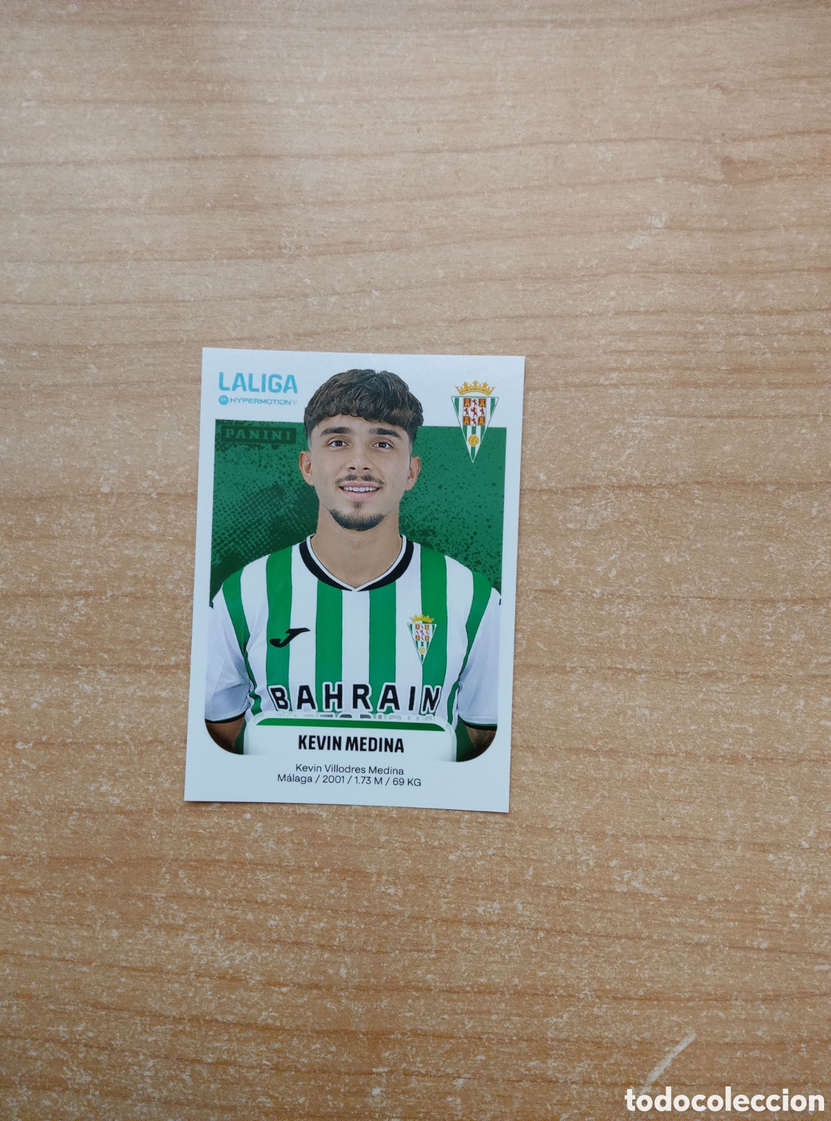 Cromos de f&uacute;tbol: 151 KEVIN MEDINA CORDOBA LIGA HYPERMOTION 2025 2026