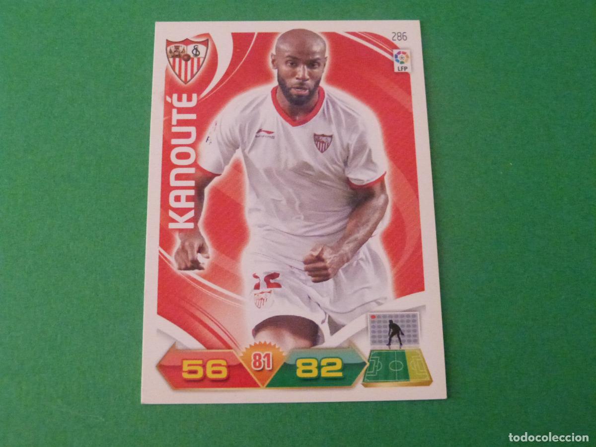Cromos de f&uacute;tbol: TRADING CARD FUTBOL KANOUT&Eacute; SEVILLA F.C. N&ordm; 286 LIGA ADRENALYN XL 2011-2012/11-12 PANINI