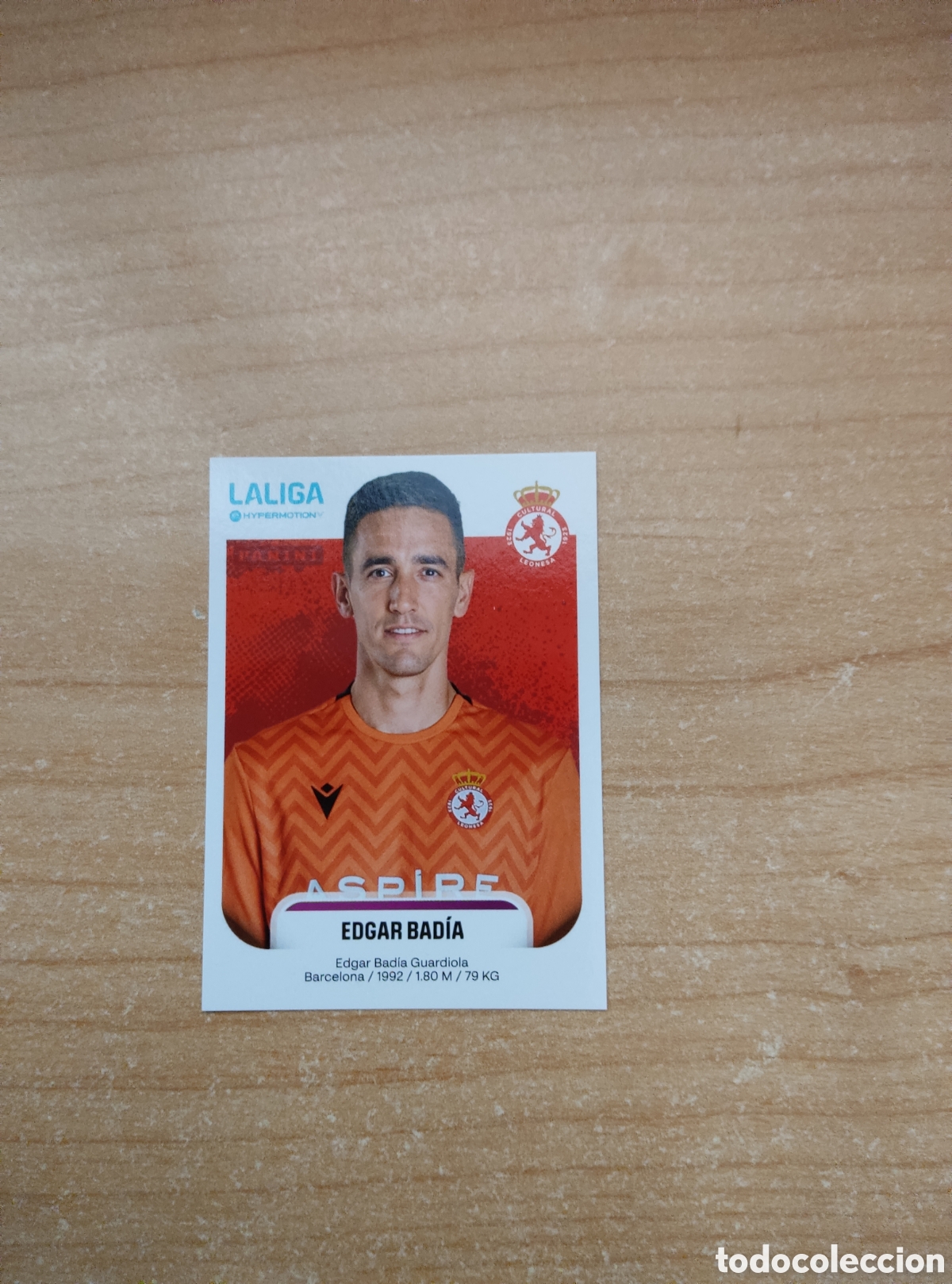 Cromos de f&uacute;tbol: 156 EDGAR BADIA CULTURAL LEONESA LIGA HYPERMOTION 2025 2026