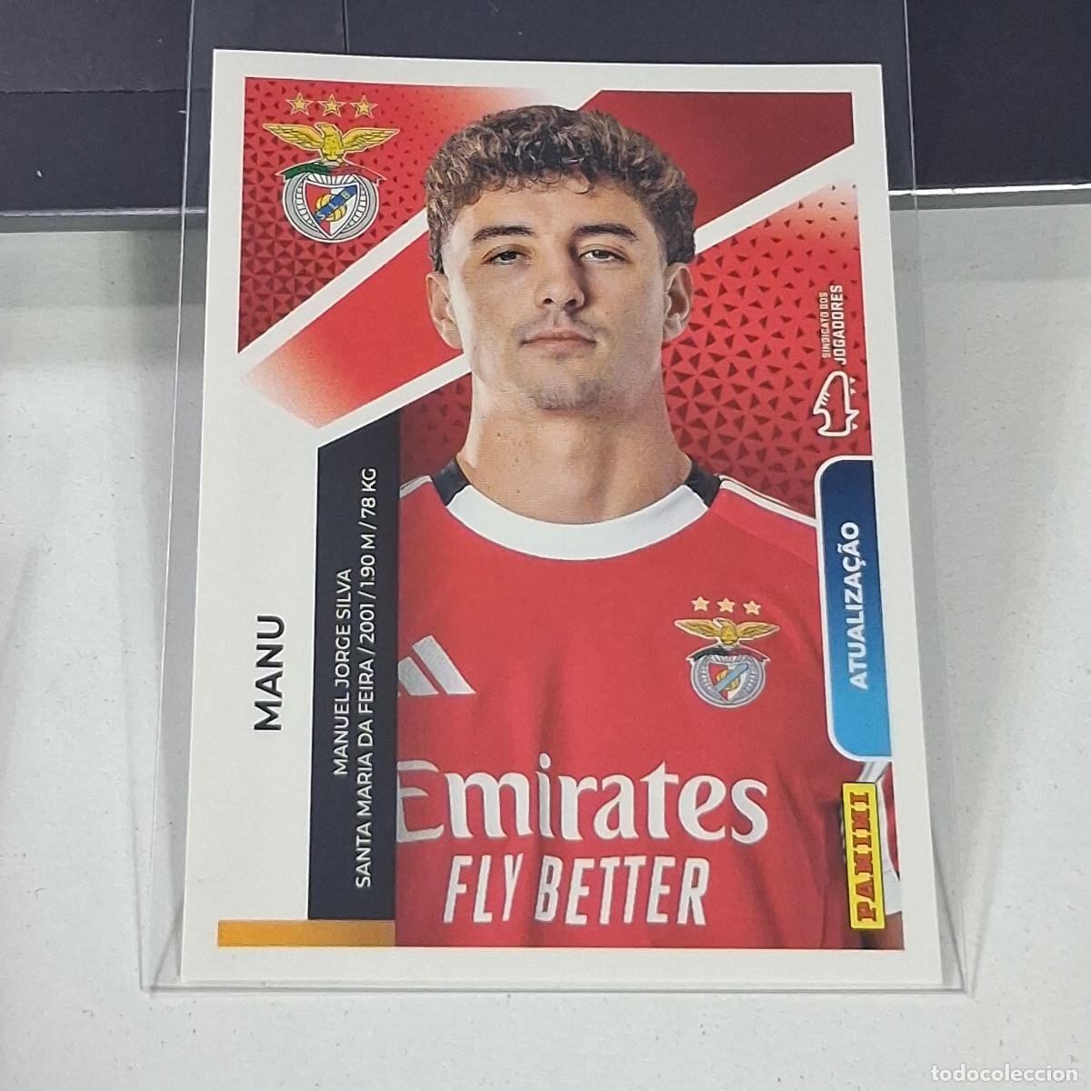 Cromos de f&uacute;tbol: B35 450 MANU BENFICA SLB ATUALIZA&Ccedil;&Atilde;O STICKER FUTBOL PANINI PORTUGAL 2025-2026 25 26 LIGA BETCLIC