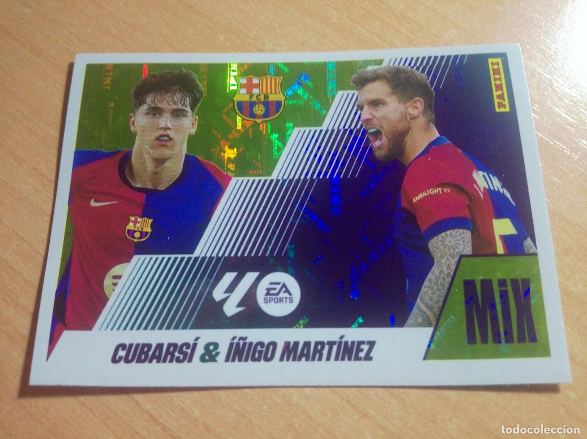 Cromos de f&uacute;tbol: MIX 4 BARCELONA CUBARSI I&Ntilde;IGO MARTINEZ DEL BARCELONA 25 26 LIGA ESTE 2025 2026 SIN PEGAR
