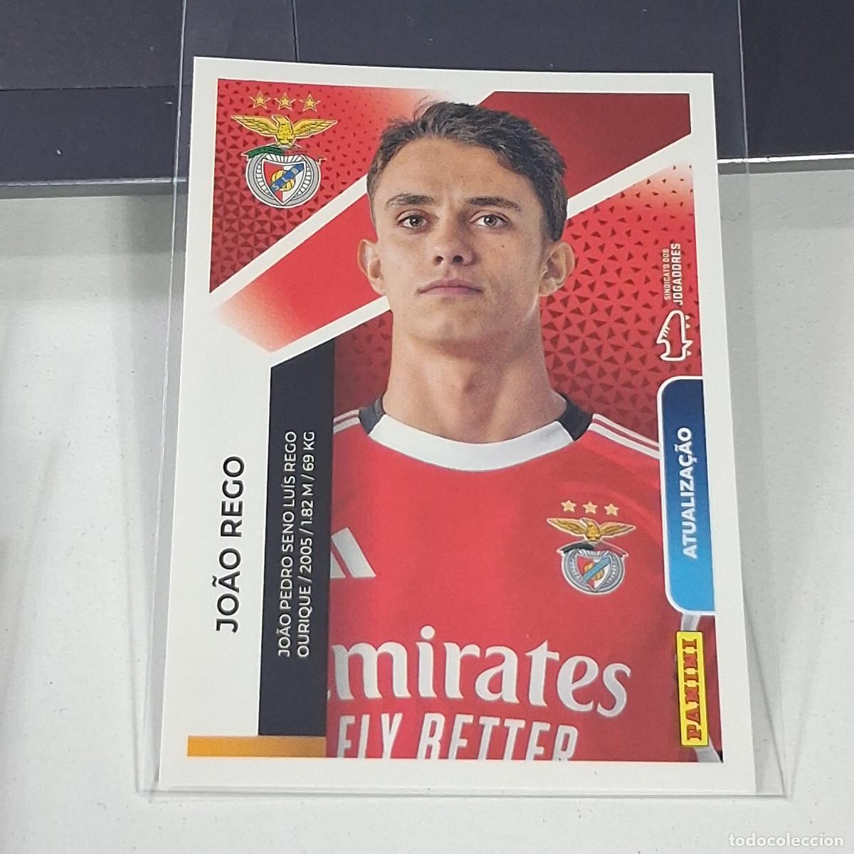Cromos de f&uacute;tbol: B35 451 JO&Atilde;O REGO BENFICA SLB STICKER FUTBOL PANINI PORTUGAL 2025-2026 25 26 LIGA BETCLIC