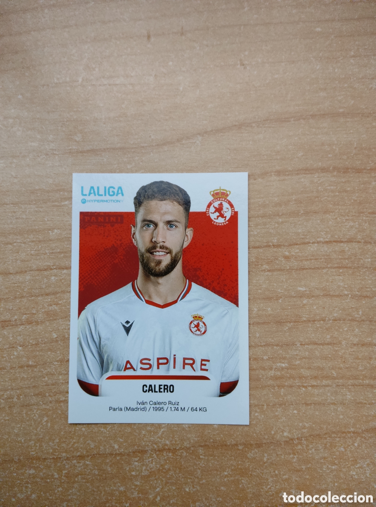 Cromos de f&uacute;tbol: 158 CALERO CULTURAL LEONESA LIGA HYPERMOTION 2025 2026