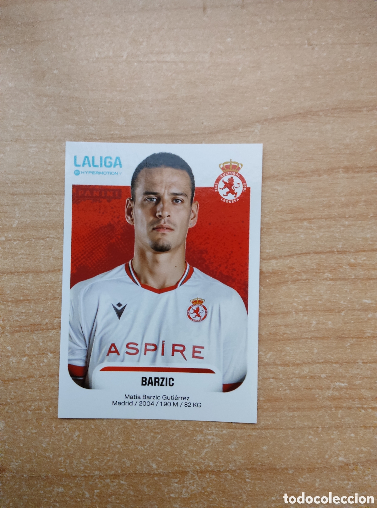 Cromos de f&uacute;tbol: 161 BARZIC CULTURAL LEONESA LIGA HYPERMOTION 2025 2026