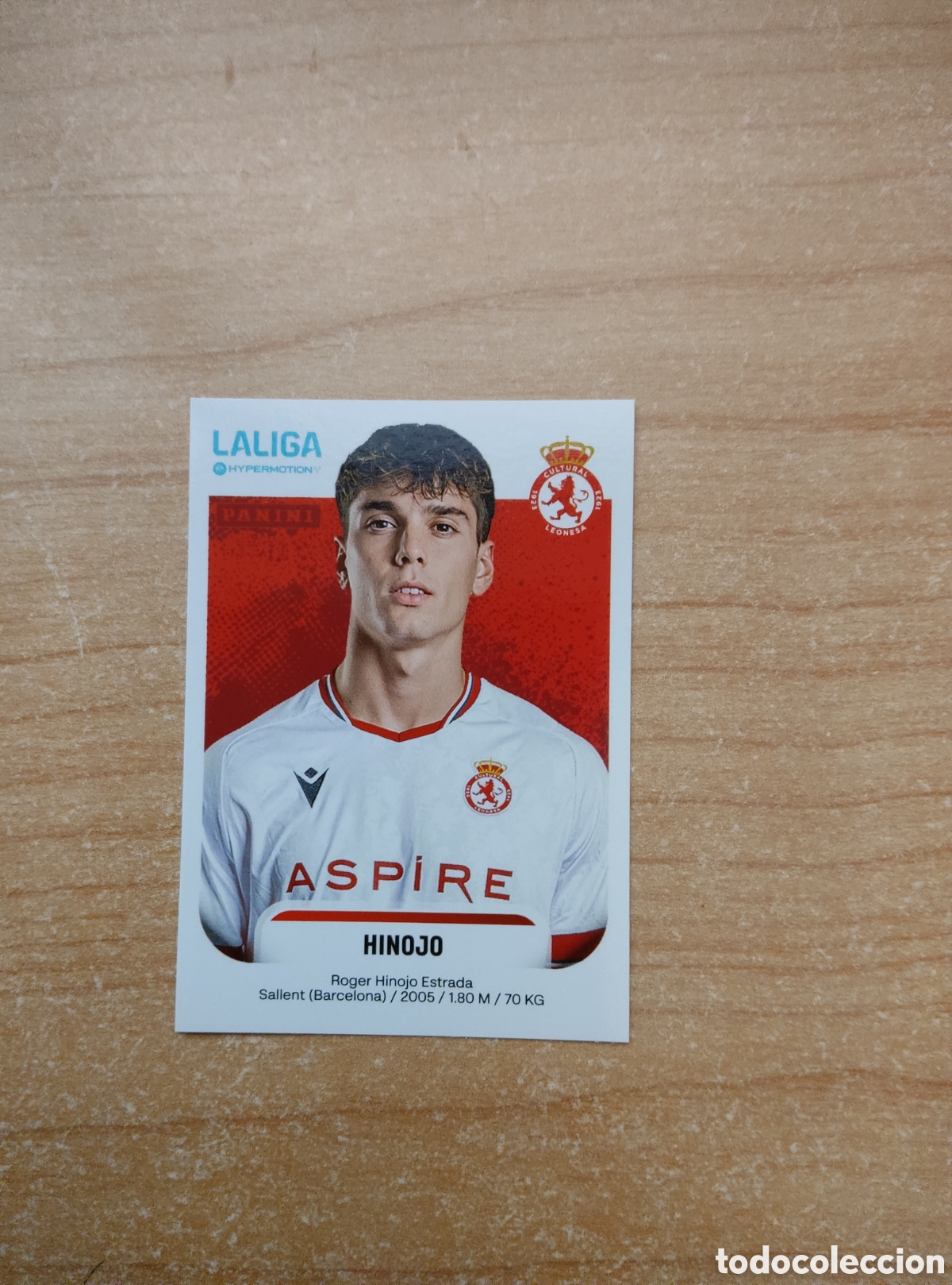 Cromos de f&uacute;tbol: 163 HINOJO CULTURAL LEONESA LIGA HYPERMOTION 2025 2026