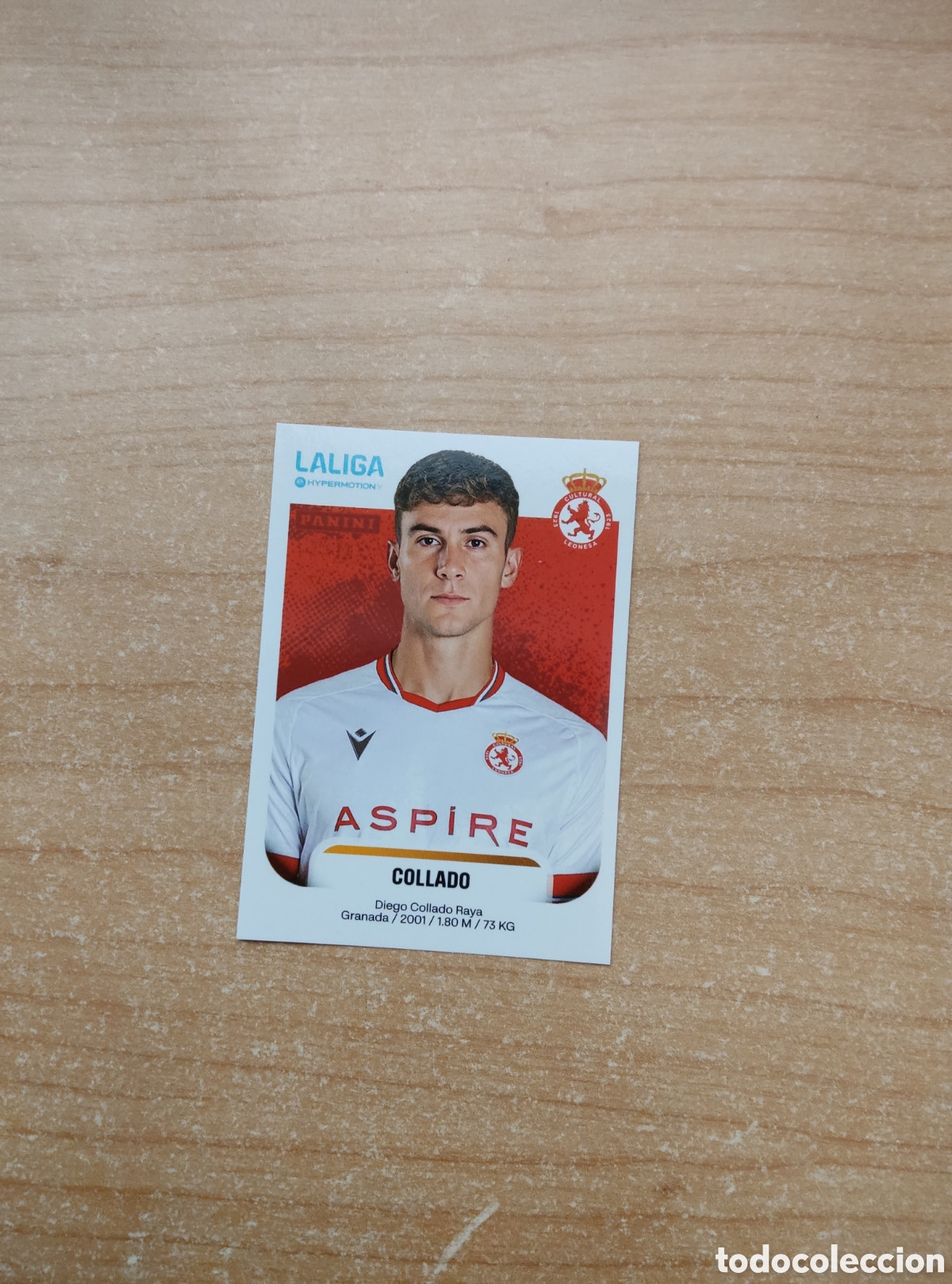 Cromos de f&uacute;tbol: 168B DIEGO COLLADO CULTURAL LEONESA LIGA HYPERMOTION 2025 2026