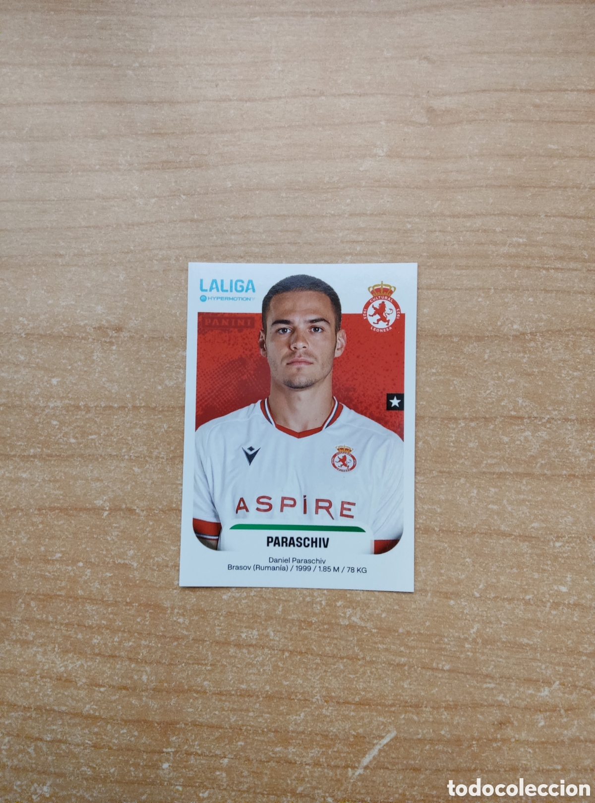 Cromos de f&uacute;tbol: 170 PARASCHIV CULTURAL LEONESA LIGA HYPERMOTION 2025 2026