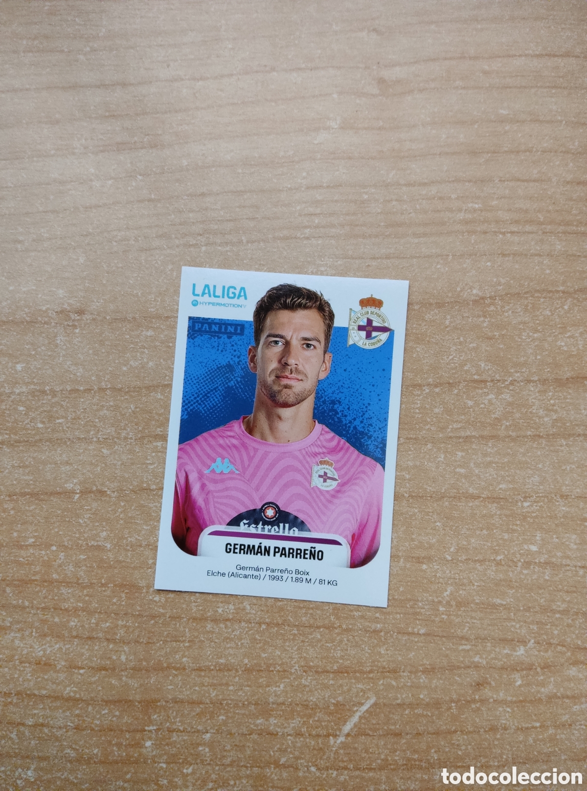 Cromos de f&uacute;tbol: 175 GERMAN PARRE&Ntilde;O DEPORTIVO CORU&Ntilde;A LIGA HYPERMOTION 2025 2026
