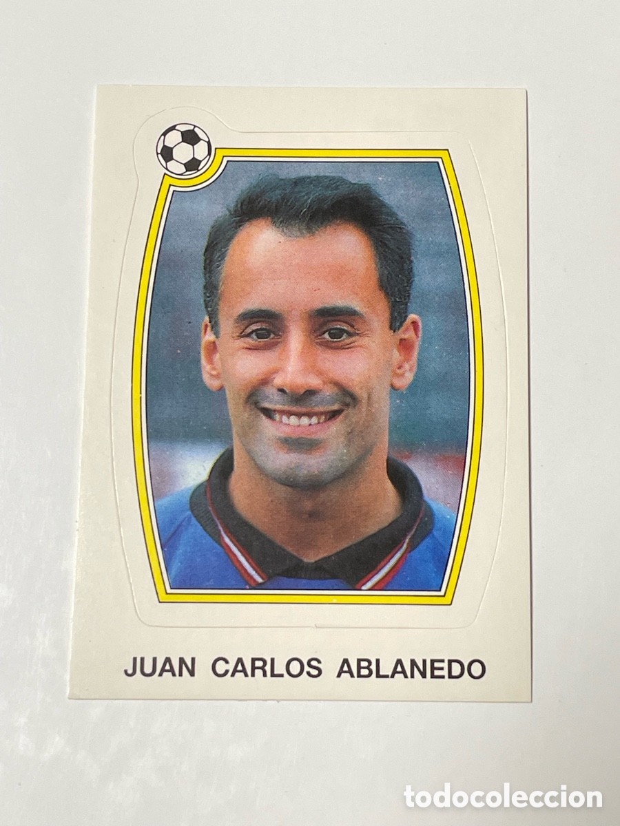 Cromos de f&uacute;tbol: Juan Carlos Ablanedo Sporting de Gij&oacute;n Panini 92/93 #42