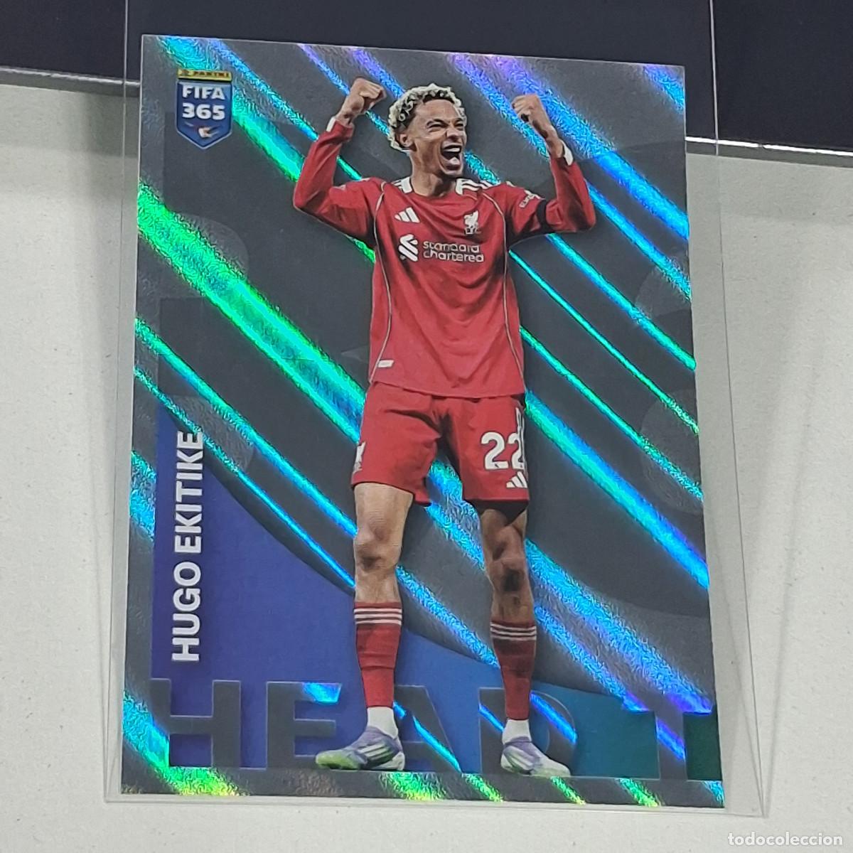 Cromos de f&uacute;tbol: B36 39 HUGO EKITIKE HEAD LIVERPOOL GOLDEN WORLD OF FOOTBALL FUTBOL PANINI FIFA 365 2026 26 STICKE