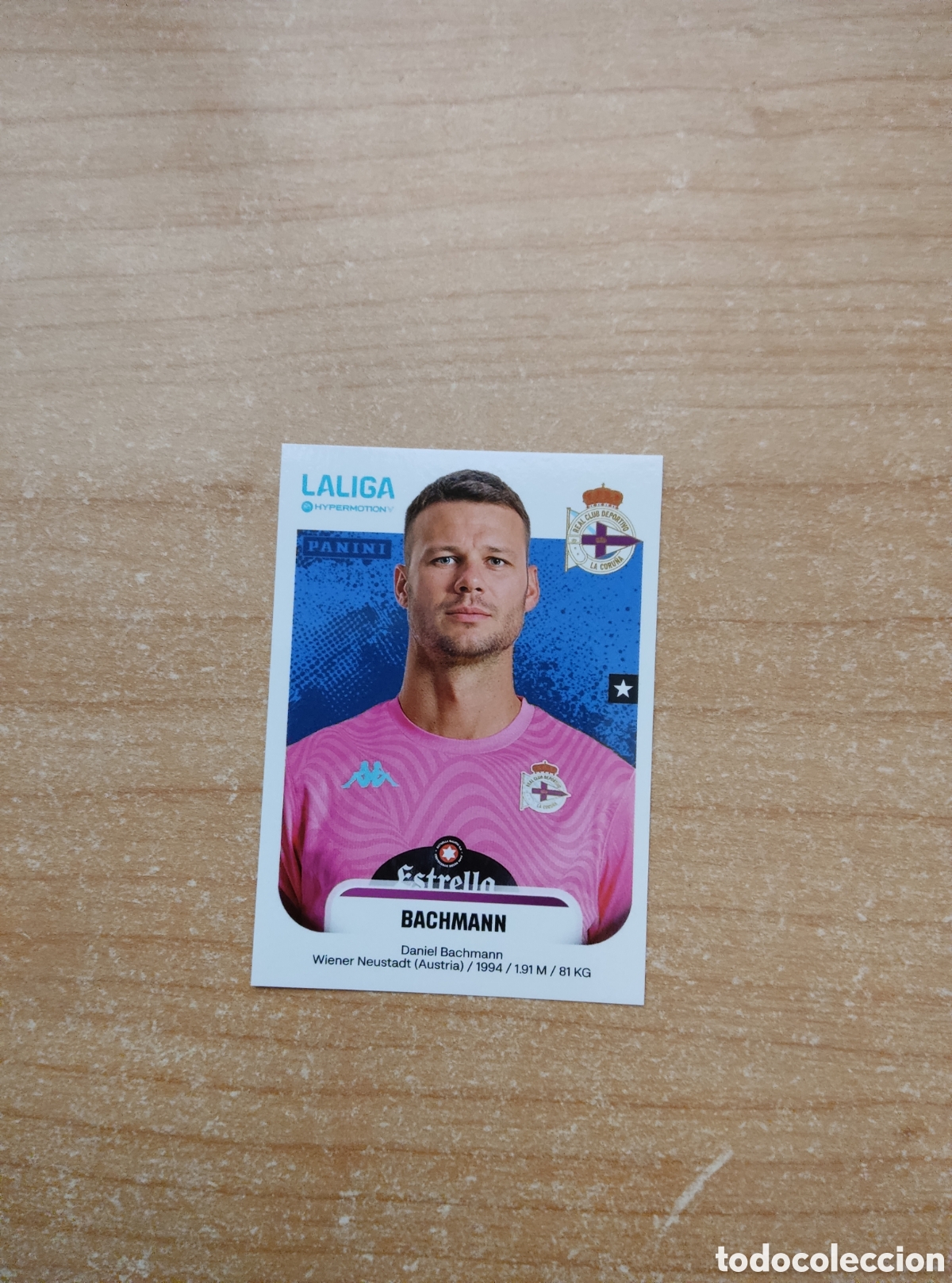 Cromos de f&uacute;tbol: 176 BACHMANN DEPORTIVO CORU&Ntilde;A LIGA HYPERMOTION 2025 2026