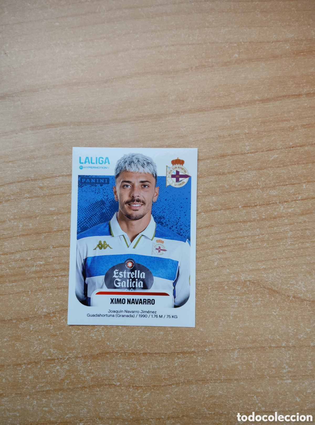 Cromos de f&uacute;tbol: 177 XIMO NAVARRO DEPORTIVO CORU&Ntilde;A LIGA HYPERMOTION 2025 2026