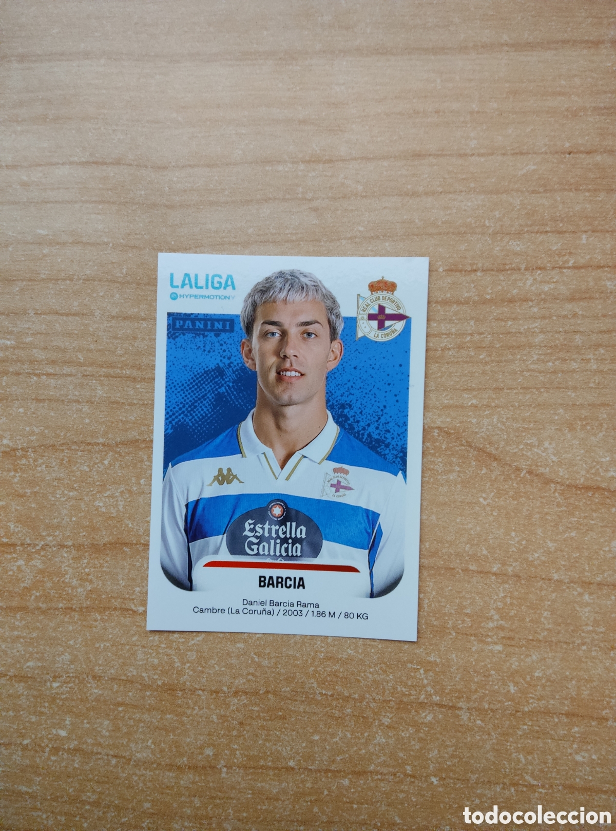 Cromos de f&uacute;tbol: 180 BARCIA DEPORTIVO CORU&Ntilde;A LIGA HYPERMOTION 2025 2026