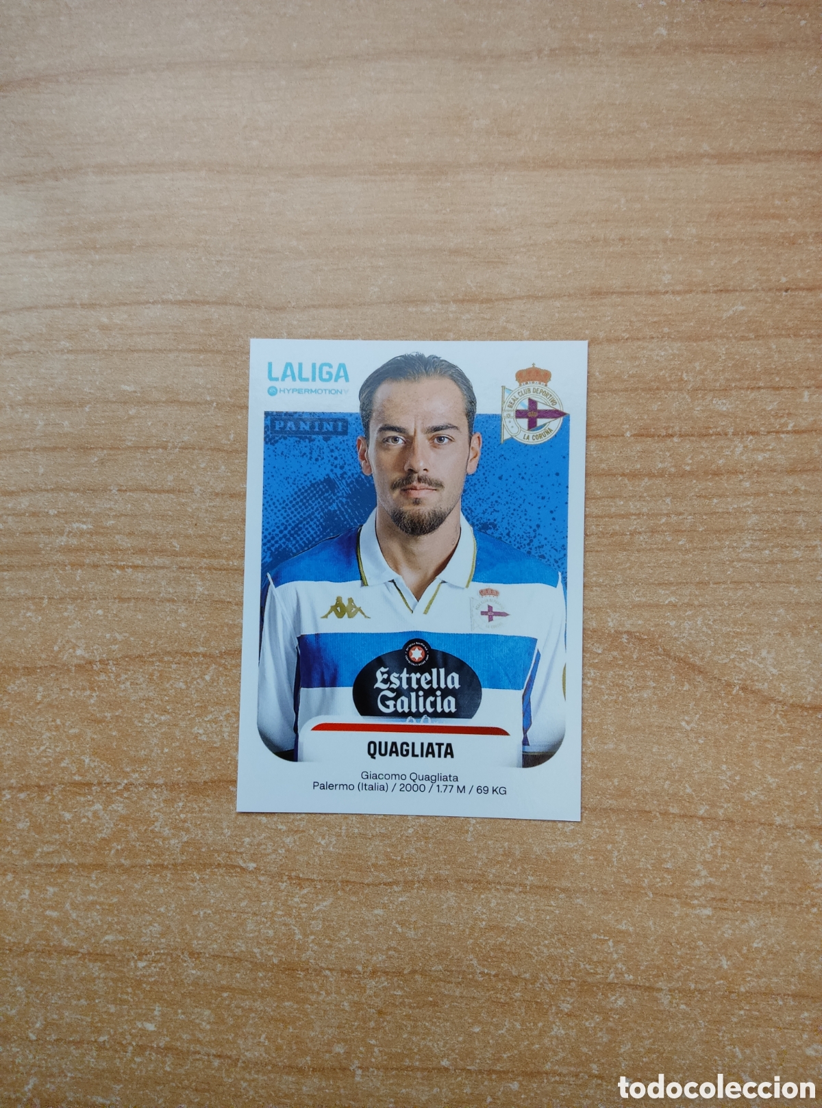 Cromos de f&uacute;tbol: 181B QUAGLIATA DEPORTIVO CORU&Ntilde;A LIGA HYPERMOTION 2025 2026