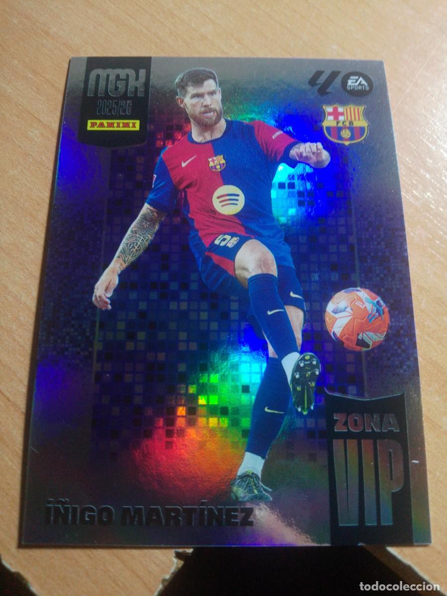 Cromos de f&uacute;tbol: 396 I&Ntilde;IGO MARTINEZ ZONA VIP DEL BARCELONA 5 26 MGK 2025 2026 MEGACRACKS NUEVO