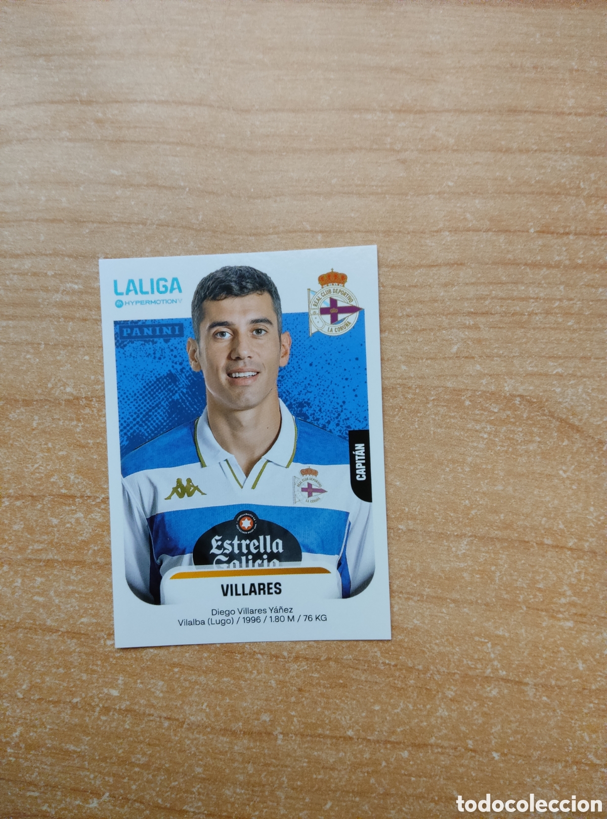 Cromos de f&uacute;tbol: 184 VILLARES DEPORTIVO CORU&Ntilde;A LIGA HYPERMOTION 2025 2026