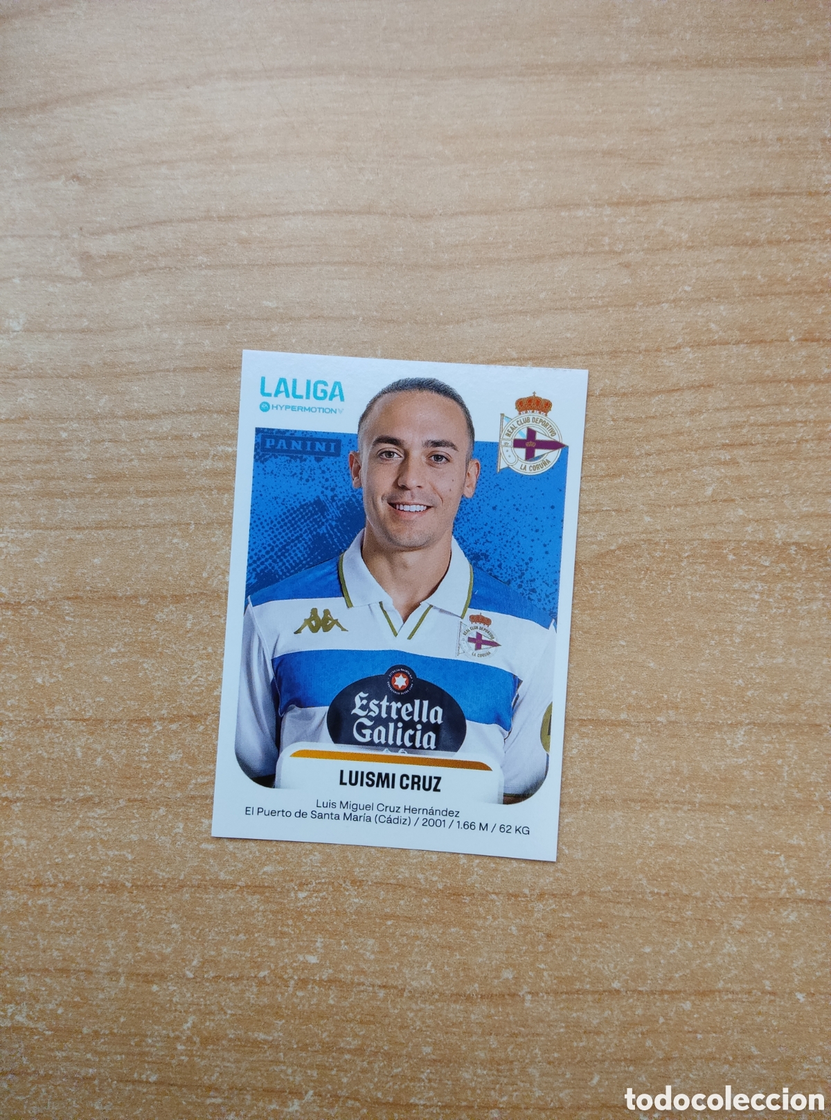 Cromos de f&uacute;tbol: 185 LUISMI CRUZ DEPORTIVO CORU&Ntilde;A LIGA HYPERMOTION 2025 2026