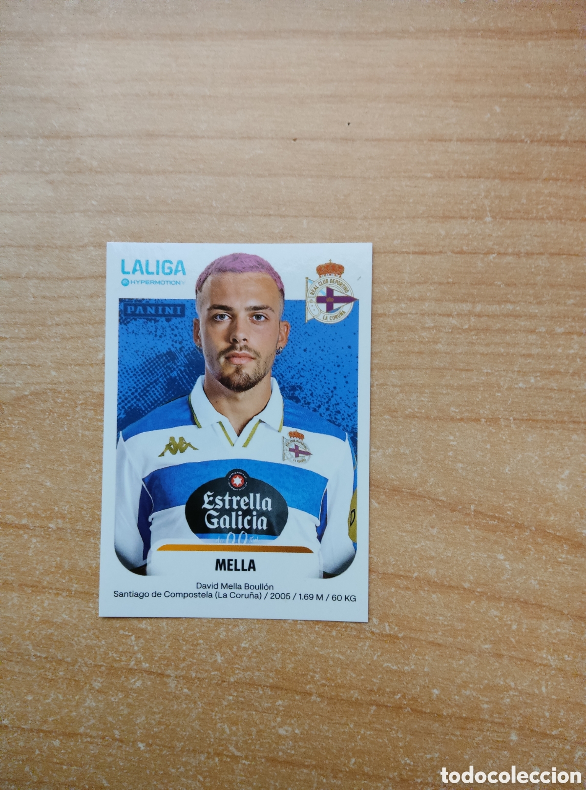 Cromos de f&uacute;tbol: 187 DAVID MELLA DEPORTIVO CORU&Ntilde;A LIGA HYPERMOTION 2025 2026