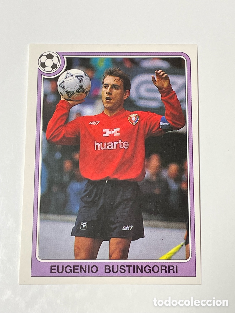 Cromos de f&uacute;tbol: Eugenio Bustingorri Osasuna Panini 92/93 #95