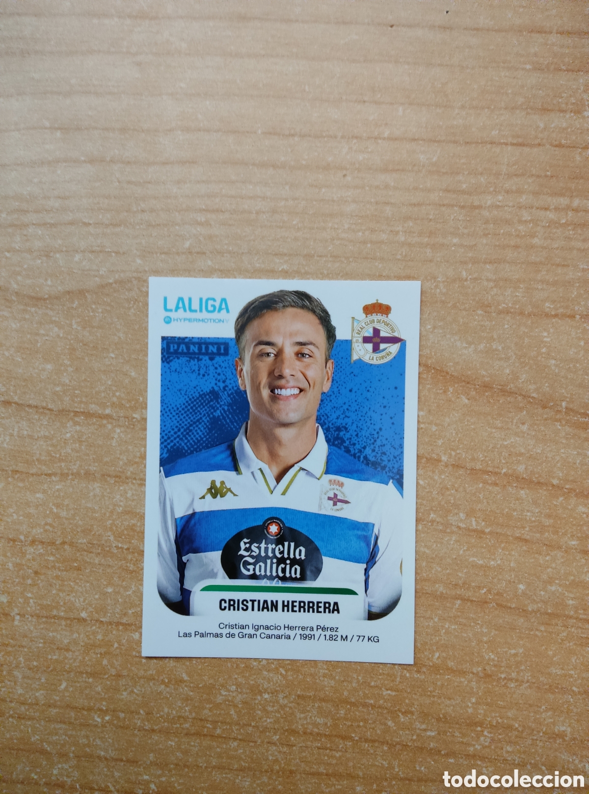 Cromos de f&uacute;tbol: 189A CRISTIAN HERRERA DEPORTIVO CORU&Ntilde;A LIGA HYPERMOTION 2025 2026