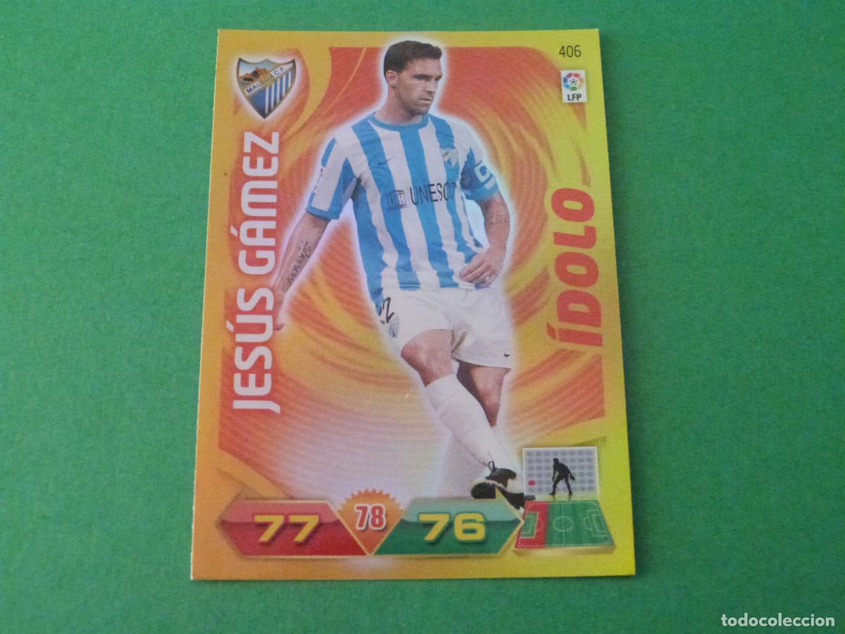 Cromos de f&uacute;tbol: TRADING CARD FUTBOL JESUS GAMEZ MALAGA C.F. N&ordm; 406 LIGA ADRENALYN XL 2011-2012/11-12 PANINI