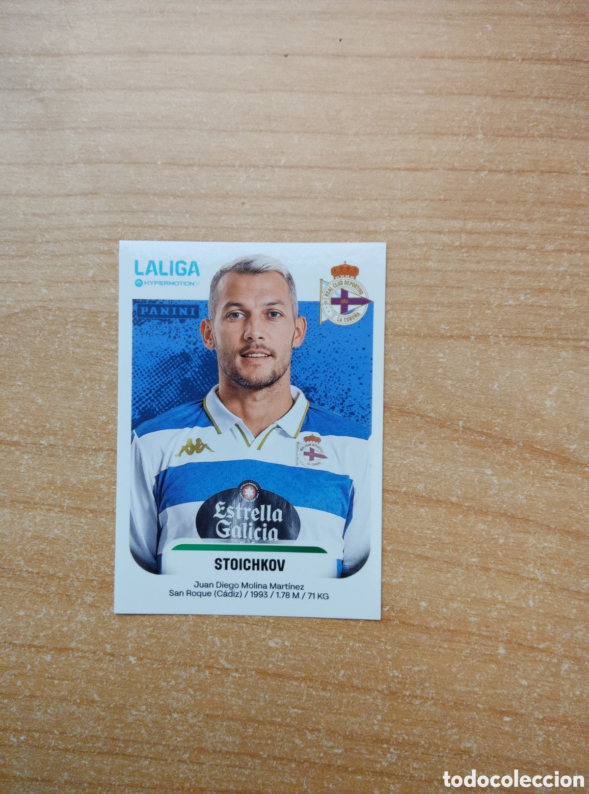 Cromos de f&uacute;tbol: 189B STOICHKOV DEPORTIVO CORU&Ntilde;A LIGA HYPERMOTION 2025 2026