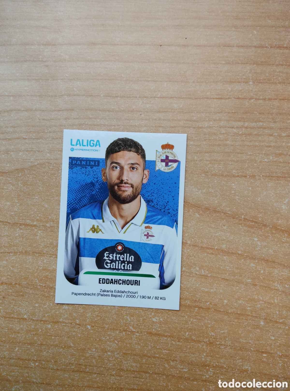 Cromos de f&uacute;tbol: 191 EDDAHCHOURI DEPORTIVO CORU&Ntilde;A LIGA HYPERMOTION 2025 2026