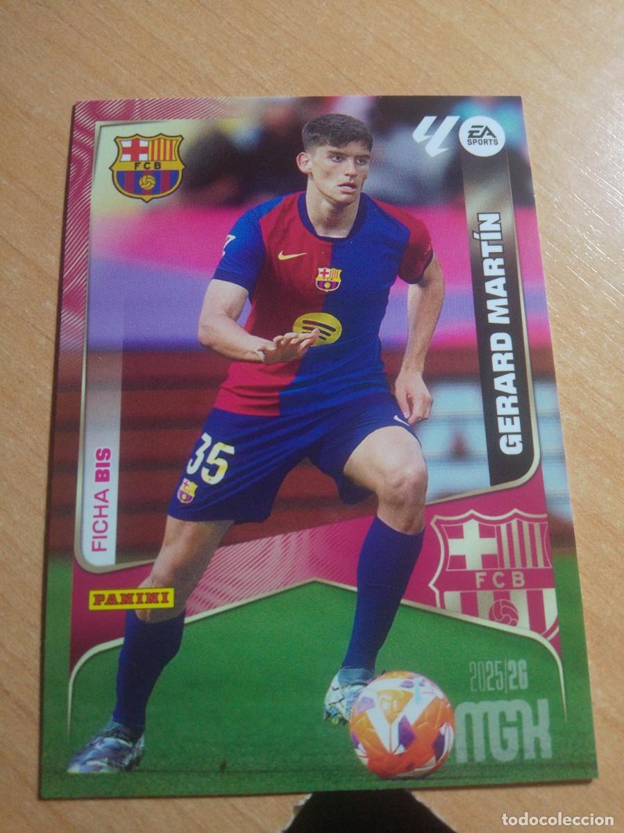 Cromos de f&uacute;tbol: 80 BIS GERARD MARTIN DEL BARCELONA 5 26 MGK 2025 2026 MEGACRACKS NUEVO