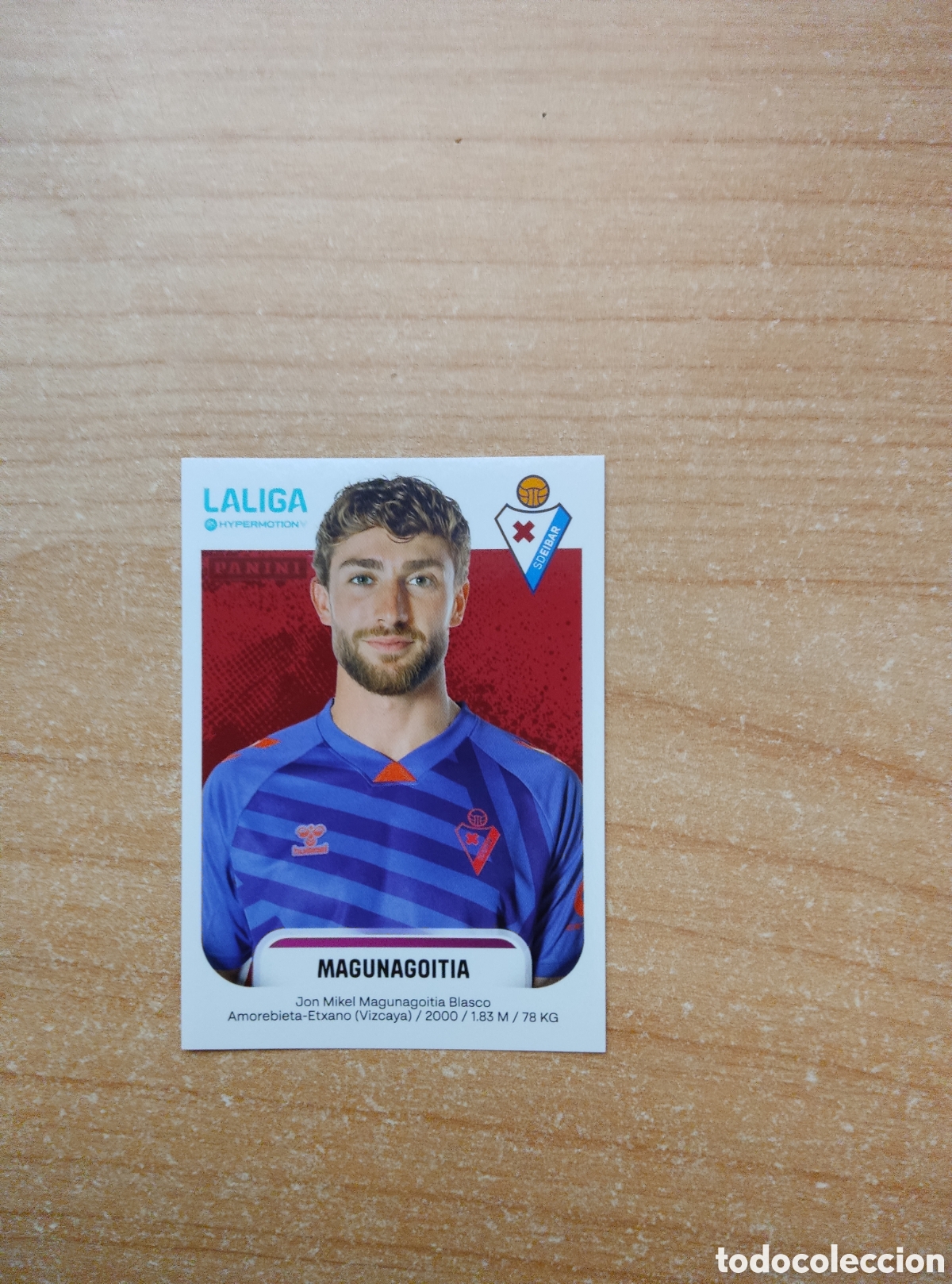 Cromos de f&uacute;tbol: 194 MAGUNAGOITIA EIBAR LIGA HYPERMOTION 2025 2026