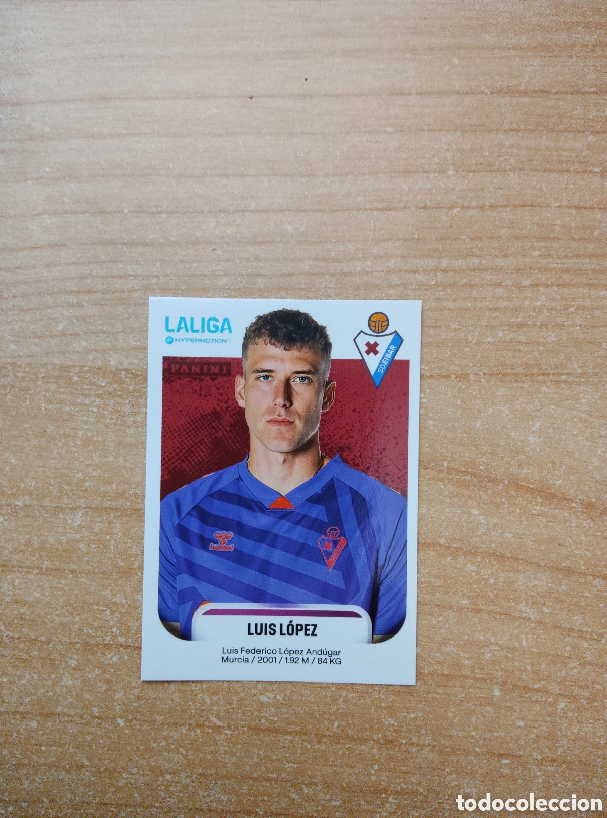 Cromos de f&uacute;tbol: 195 LUIS LOPEZ EIBAR LIGA HYPERMOTION 2025 2026