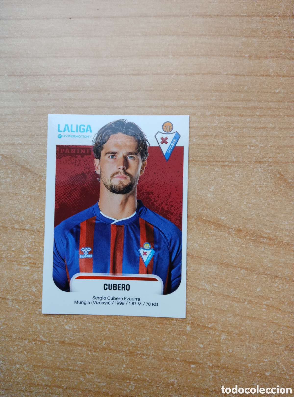 Cromos de f&uacute;tbol: 196 CUBERO EIBAR LIGA HYPERMOTION 2025 2026
