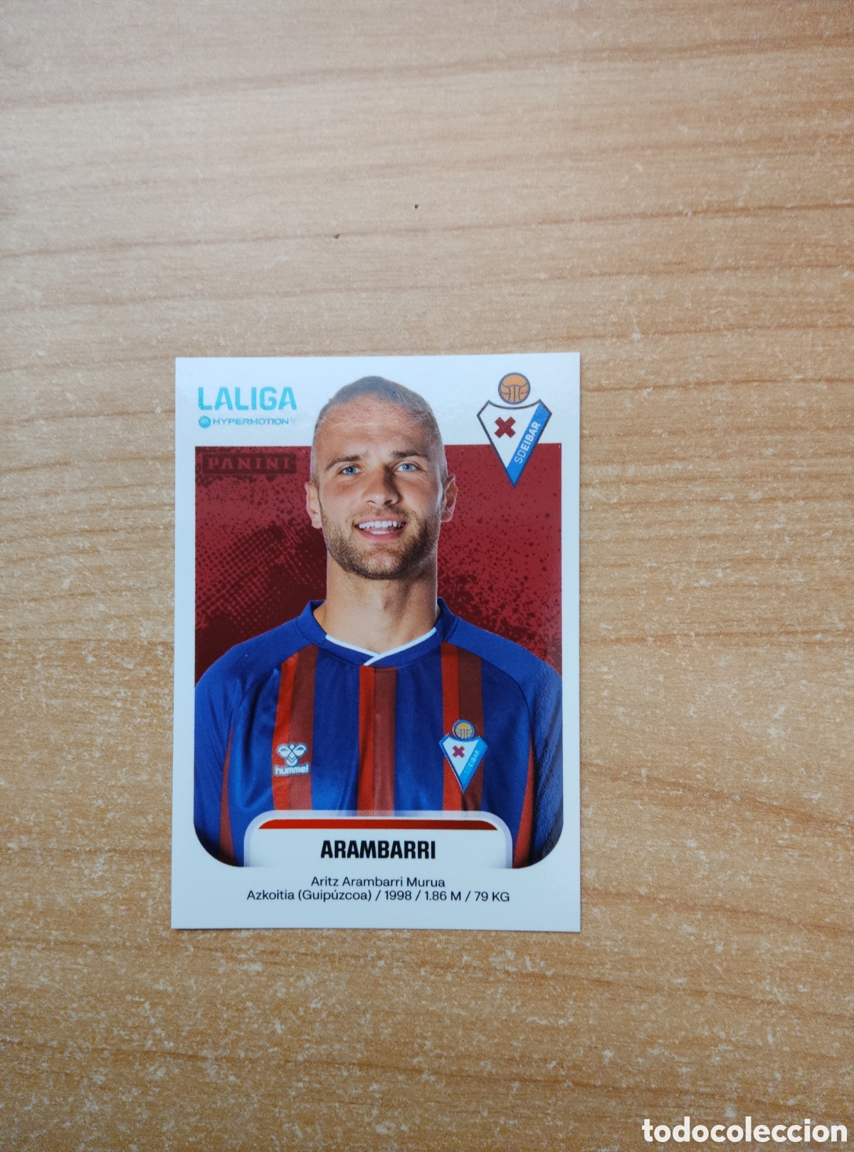 Cromos de f&uacute;tbol: 199 ARAMBARRI EIBAR LIGA HYPERMOTION 2025 2026