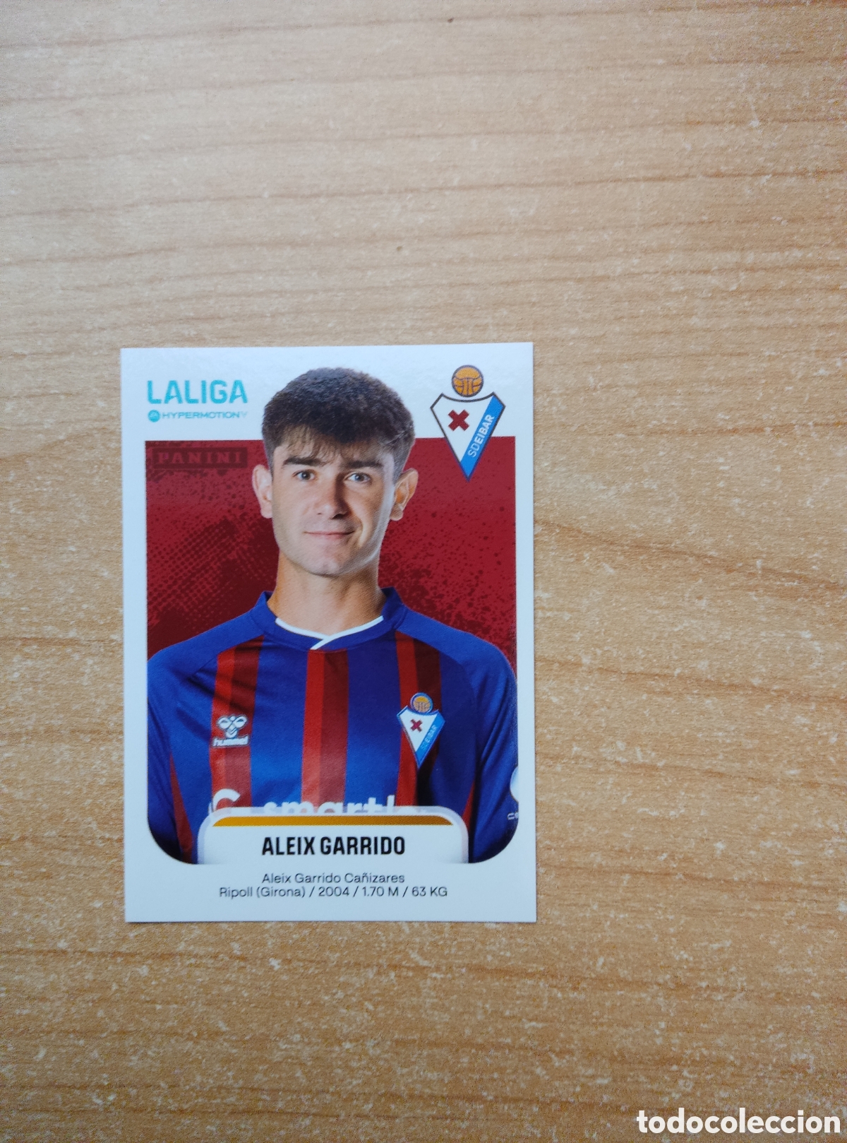 Cromos de f&uacute;tbol: 202B ALEIX GARRIDO EIBAR LIGA HYPERMOTION 2025 2026