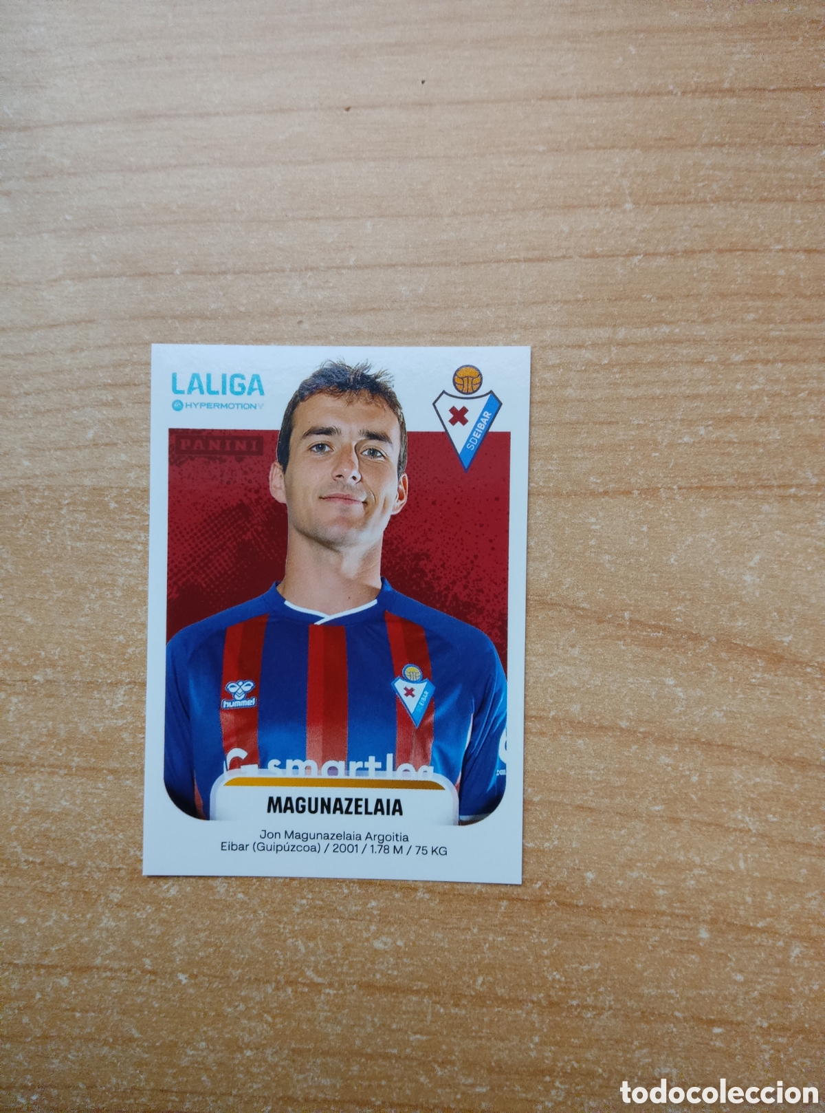 Cromos de f&uacute;tbol: 205 MAGUNAZALAIA EIBAR LIGA HYPERMOTION 2025 2026