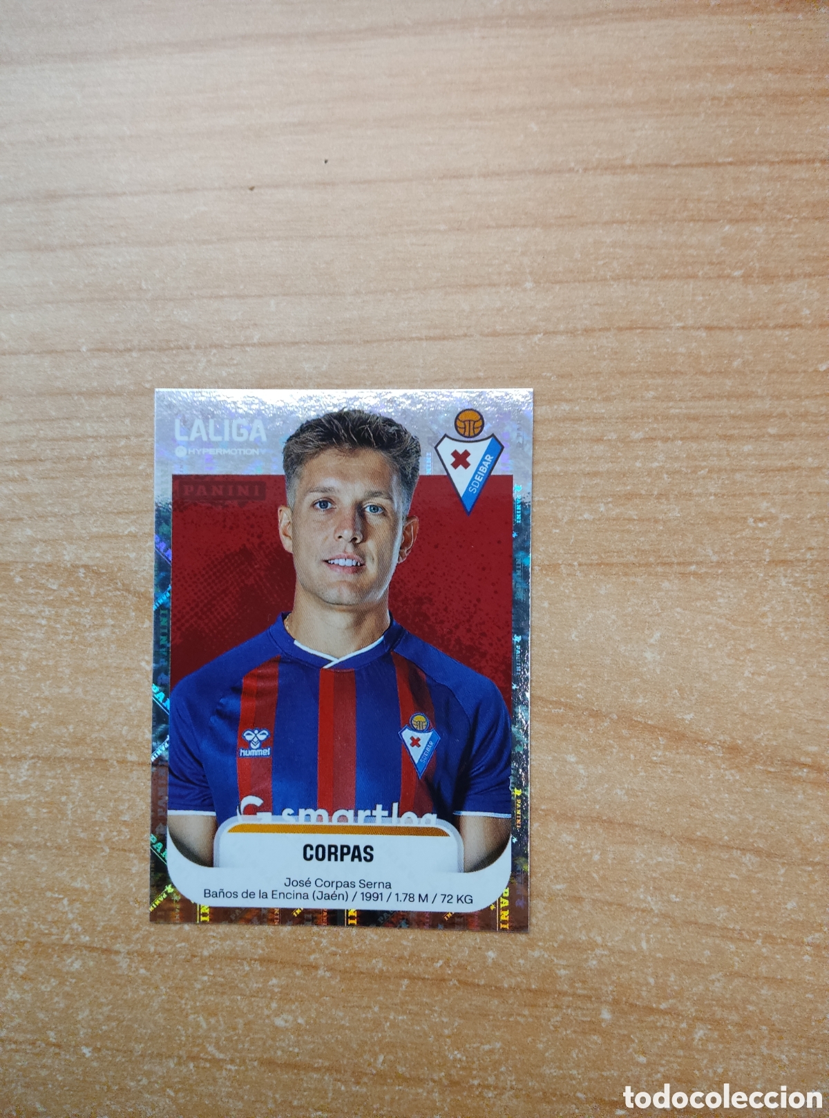 Cromos de f&uacute;tbol: 206 CORPAS EIBAR LIGA HYPERMOTION 2025 2026