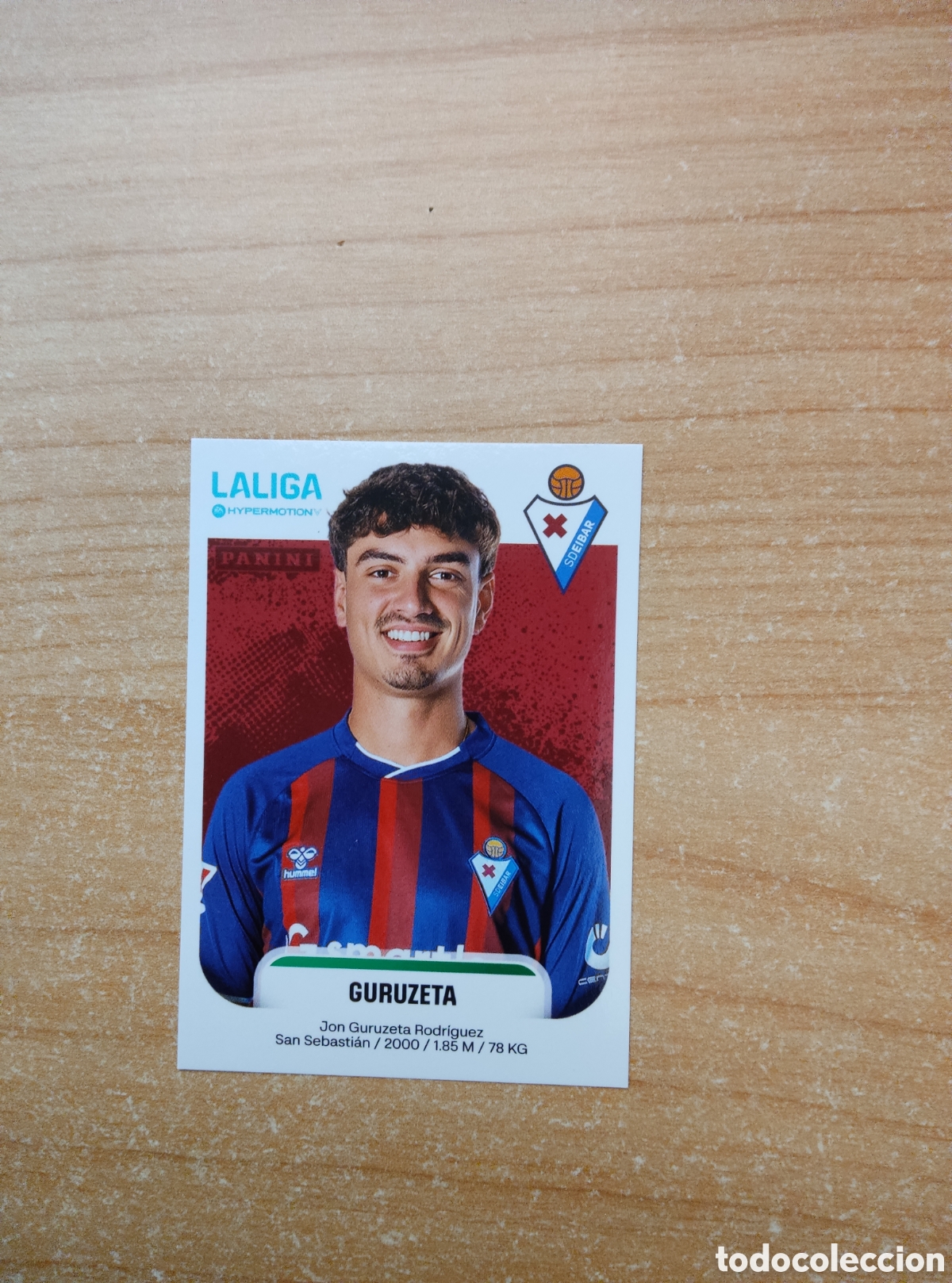 Cromos de f&uacute;tbol: 207 GURUZETA EIBAR LIGA HYPERMOTION 2025 2026