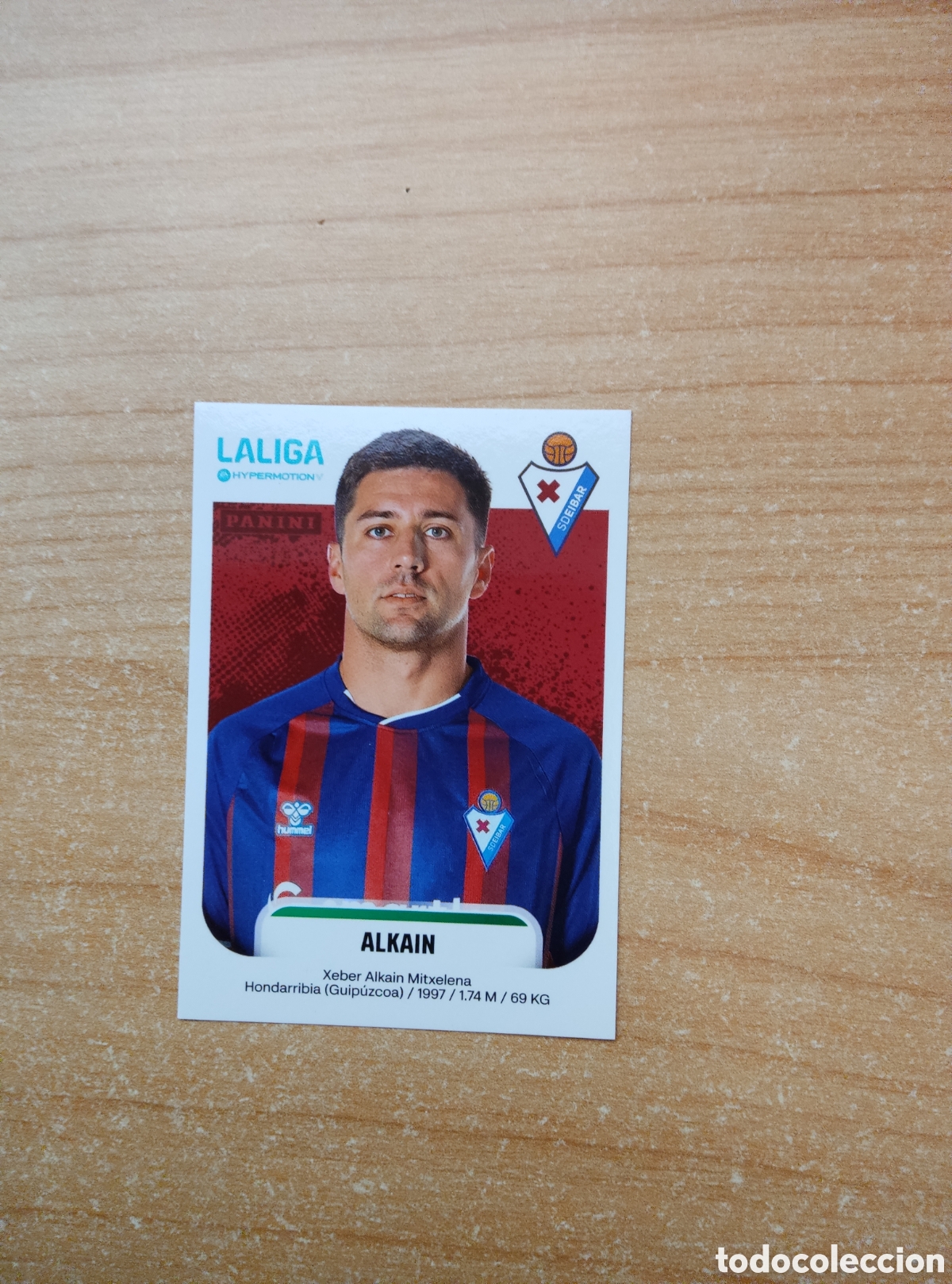 Cromos de f&uacute;tbol: 208A ALKAIN EIBAR LIGA HYPERMOTION 2025 2026