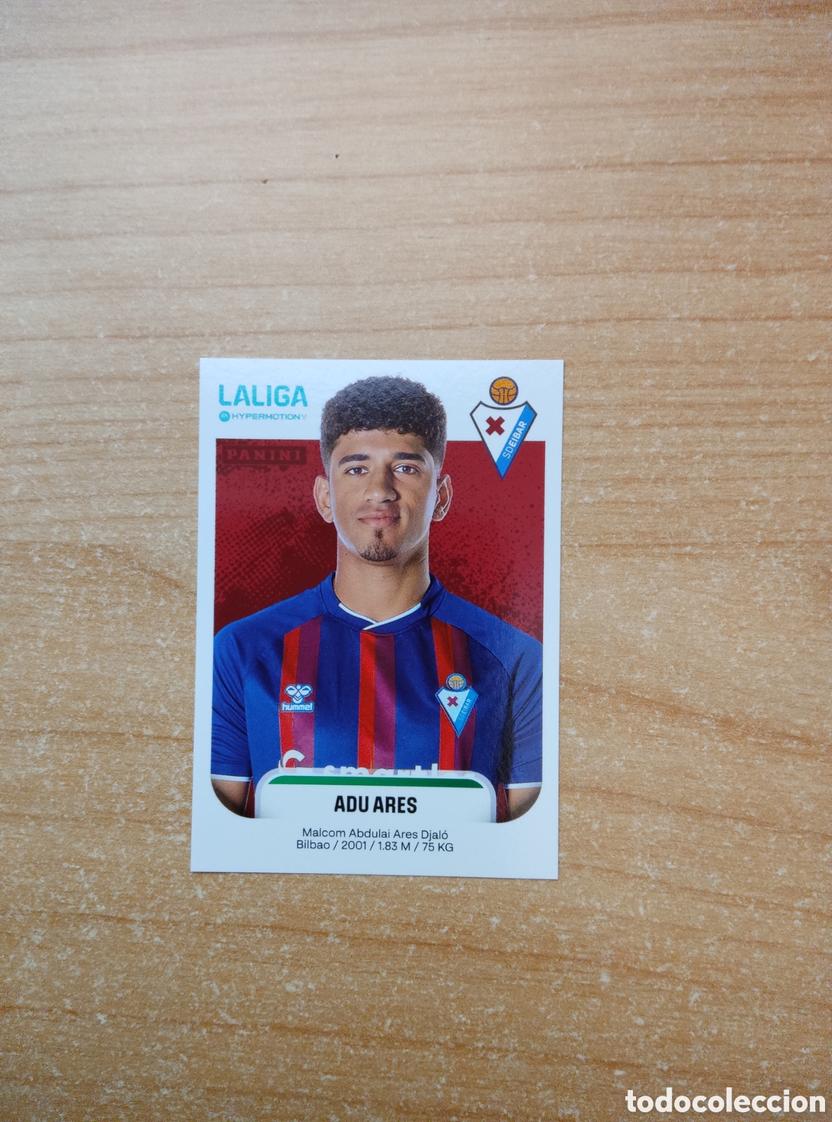 Cromos de f&uacute;tbol: 208B ADU ARES EIBAR LIGA HYPERMOTION 2025 2026