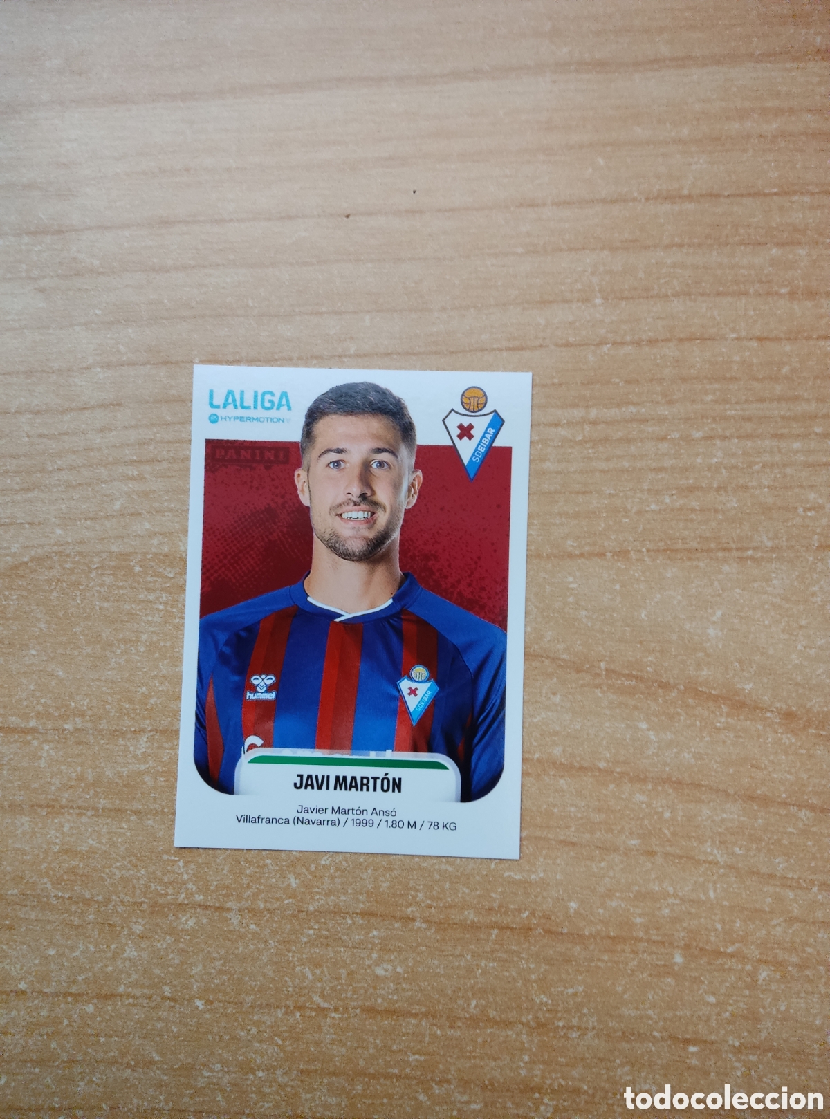 Cromos de f&uacute;tbol: 209 JAVI MARTON EIBAR LIGA HYPERMOTION 2025 2026